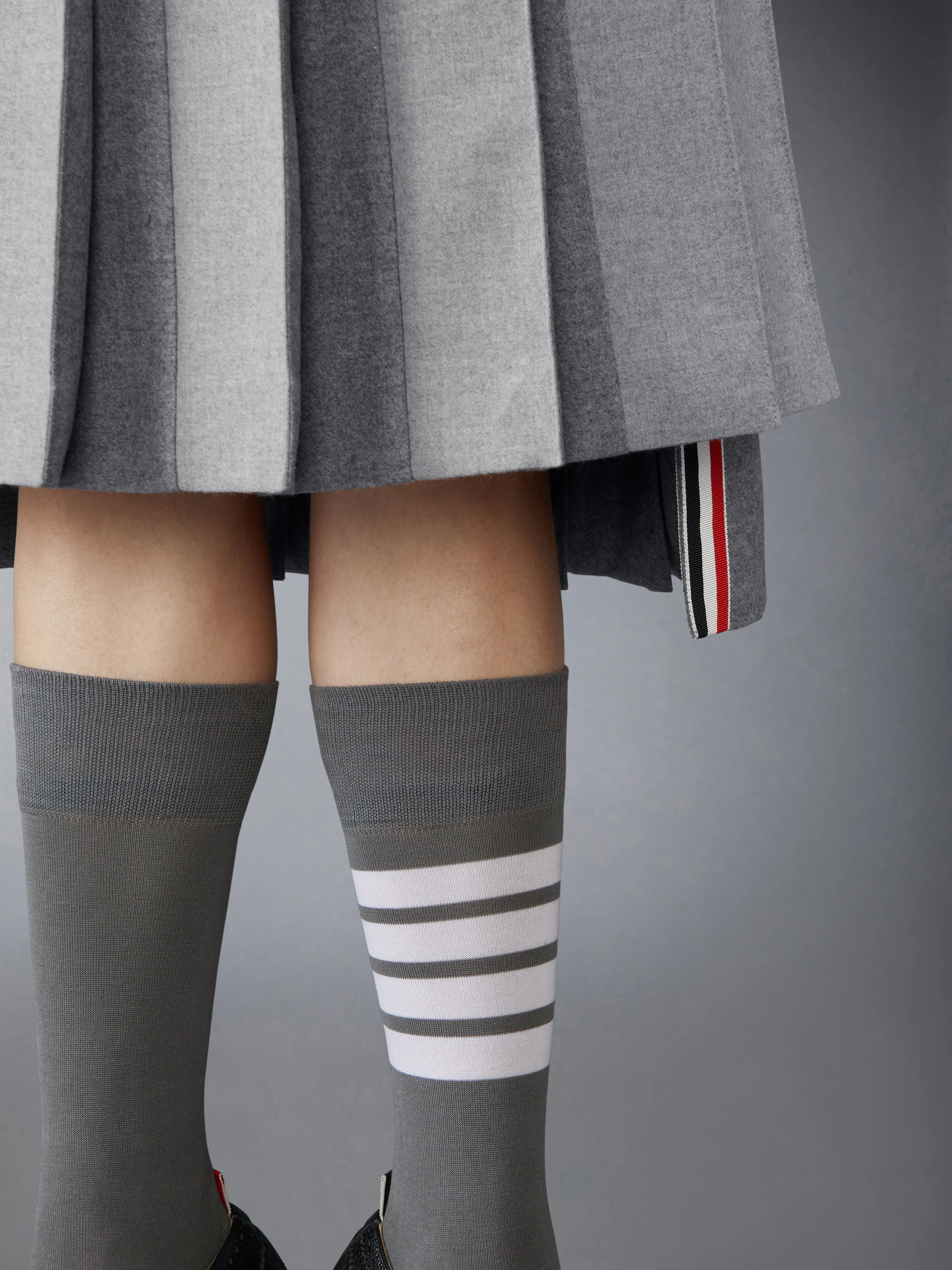 WOOL FLANNEL PLEATED SKIRT sold by Thom Browne product image thumbnail 5