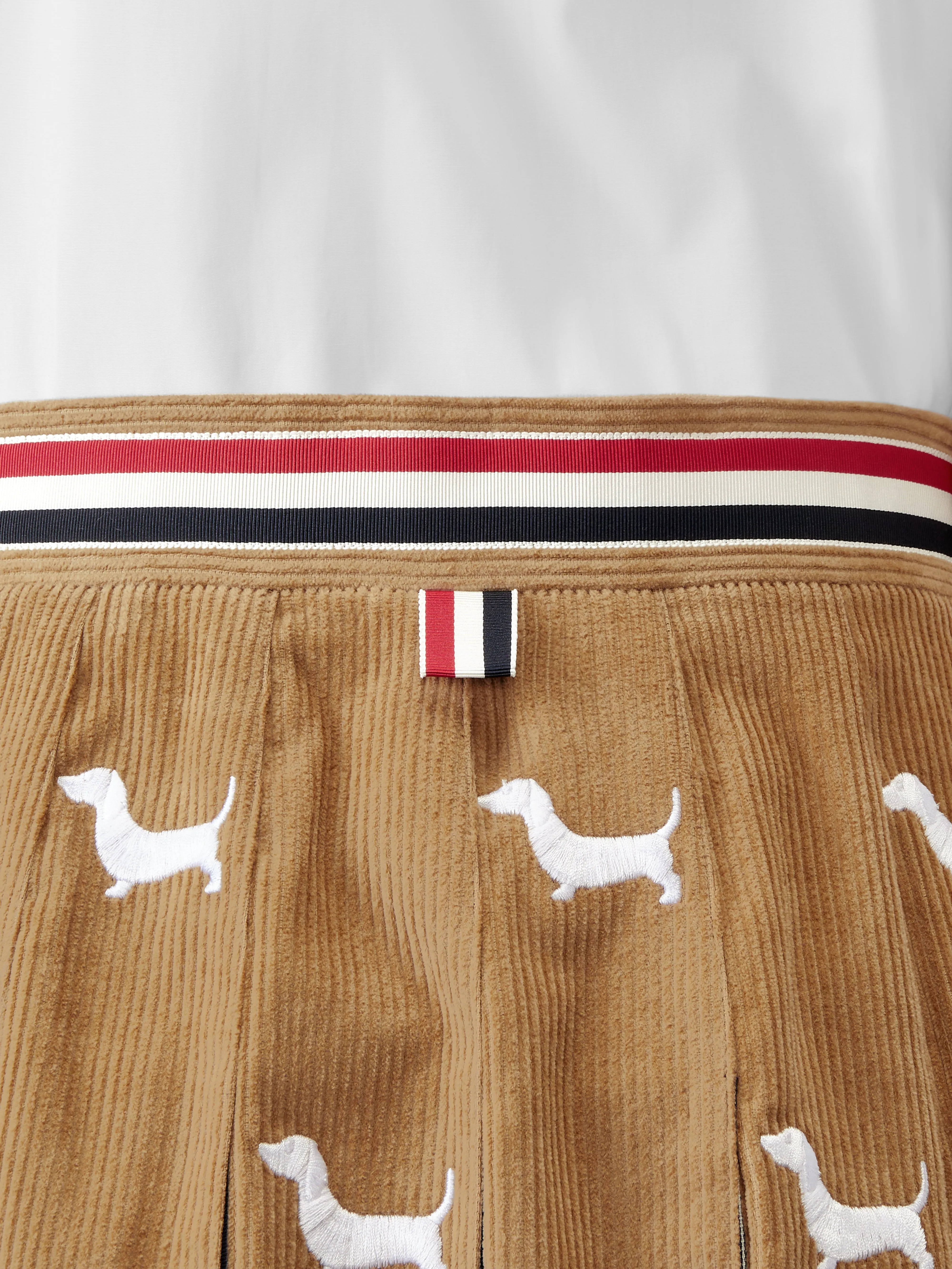 CORDUROY MINI PLEATED HECTOR SKIRT sold by Thom Browne product image thumbnail 5