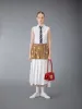 CORDUROY MINI PLEATED HECTOR SKIRT sold by Thom Browne