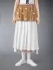 CORDUROY MINI PLEATED HECTOR SKIRT sold by Thom Browne