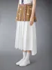 CORDUROY MINI PLEATED HECTOR SKIRT sold by Thom Browne