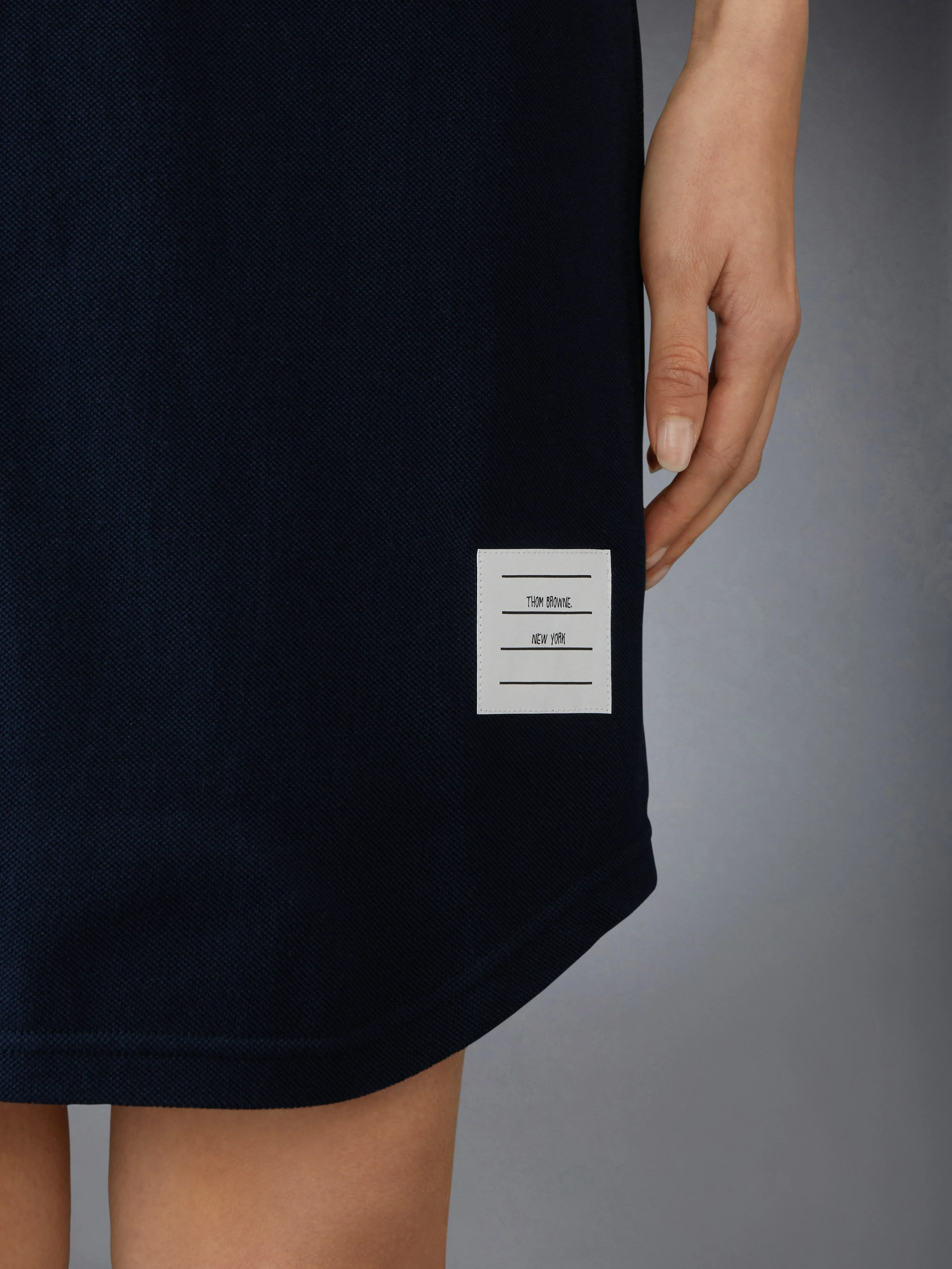 COTTON PIQUE SHIRT DRESS sold by Thom Browne product image thumbnail 4