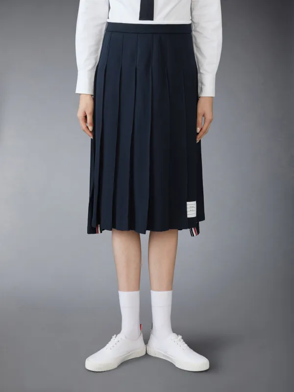 COTTON PLEATED SKIRT sold by Thom Browne