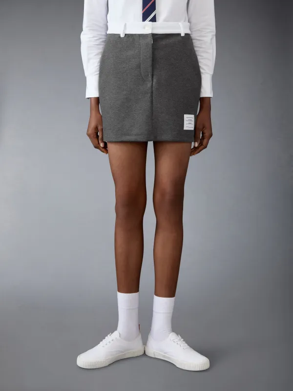 TECH TWILL MINI SKIRT sold by Thom Browne