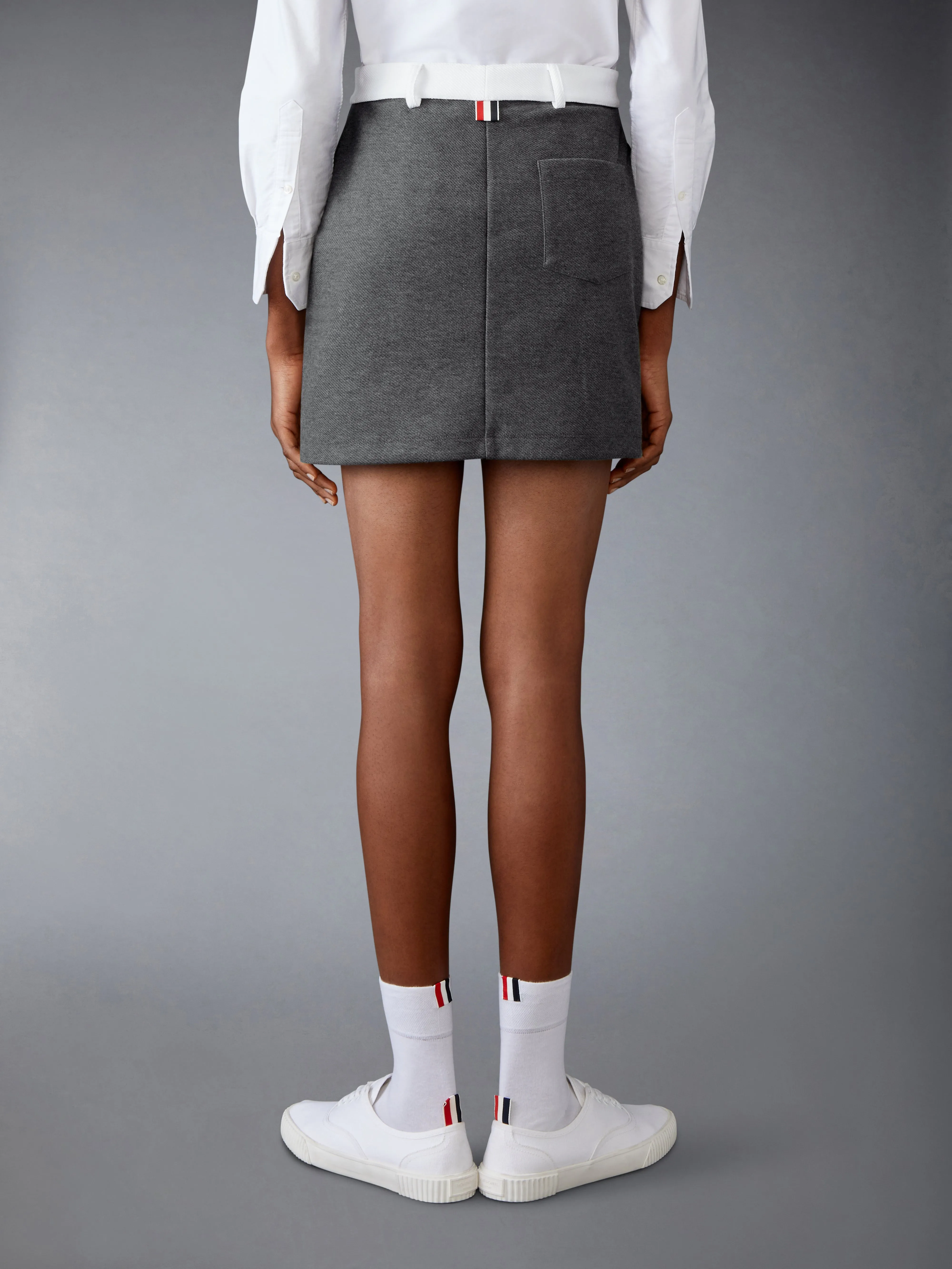 TECH TWILL MINI SKIRT sold by Thom Browne product image thumbnail 3