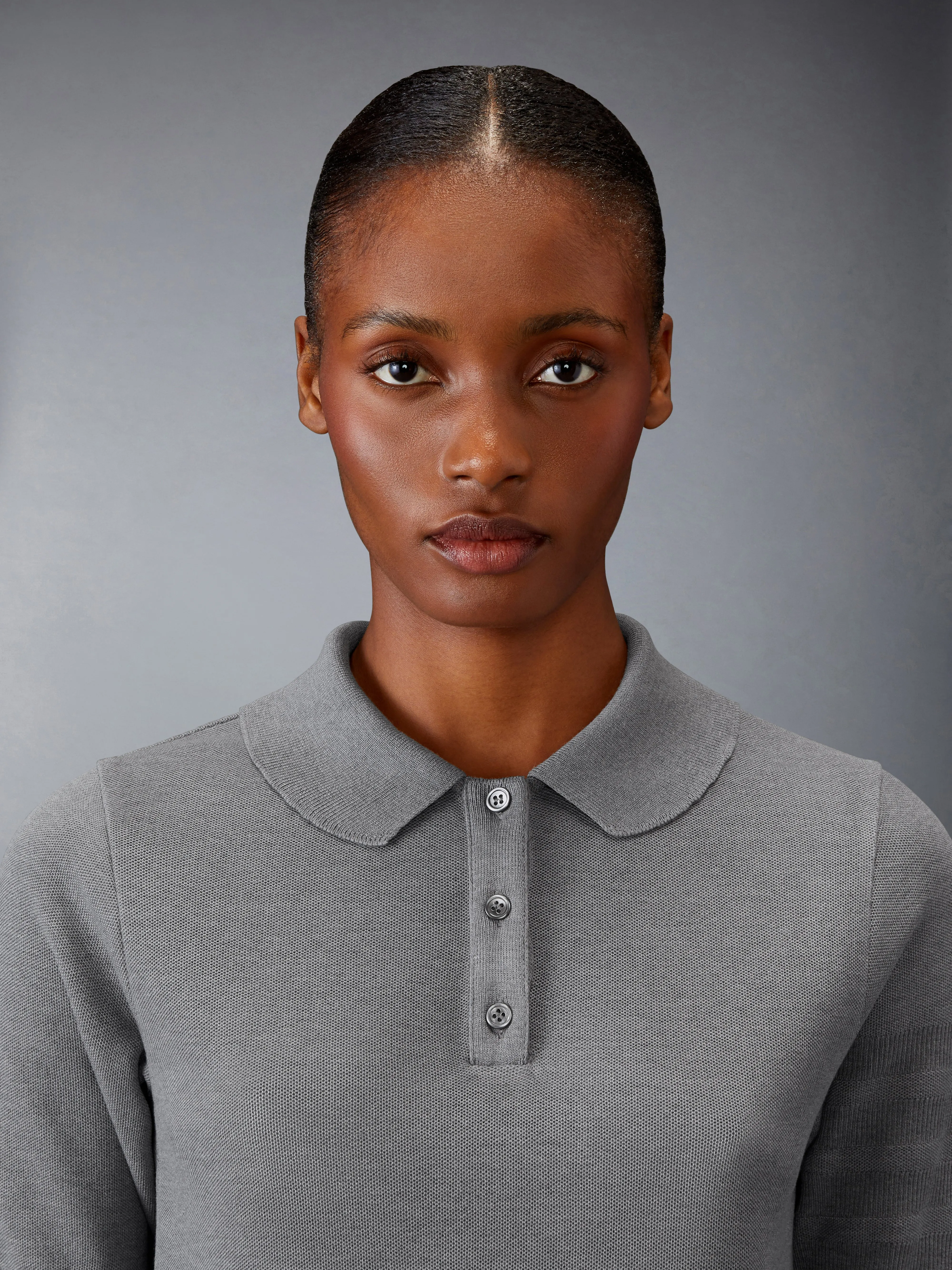 SILK PIQUE 4-BAR POLO sold by Thom Browne product image thumbnail 4