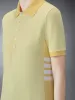CLASSIC PIQUE 4-BAR POLO sold by Thom Browne