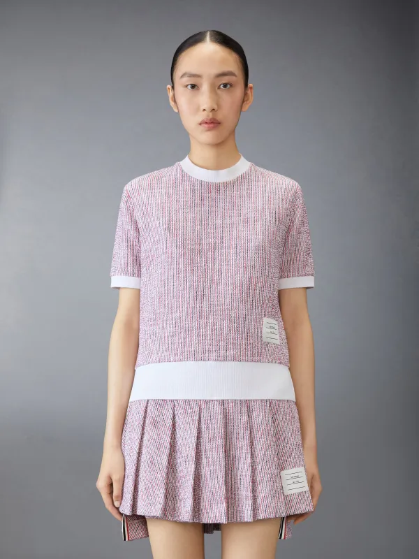 COTTON TWEED TEE made by Thom Browne