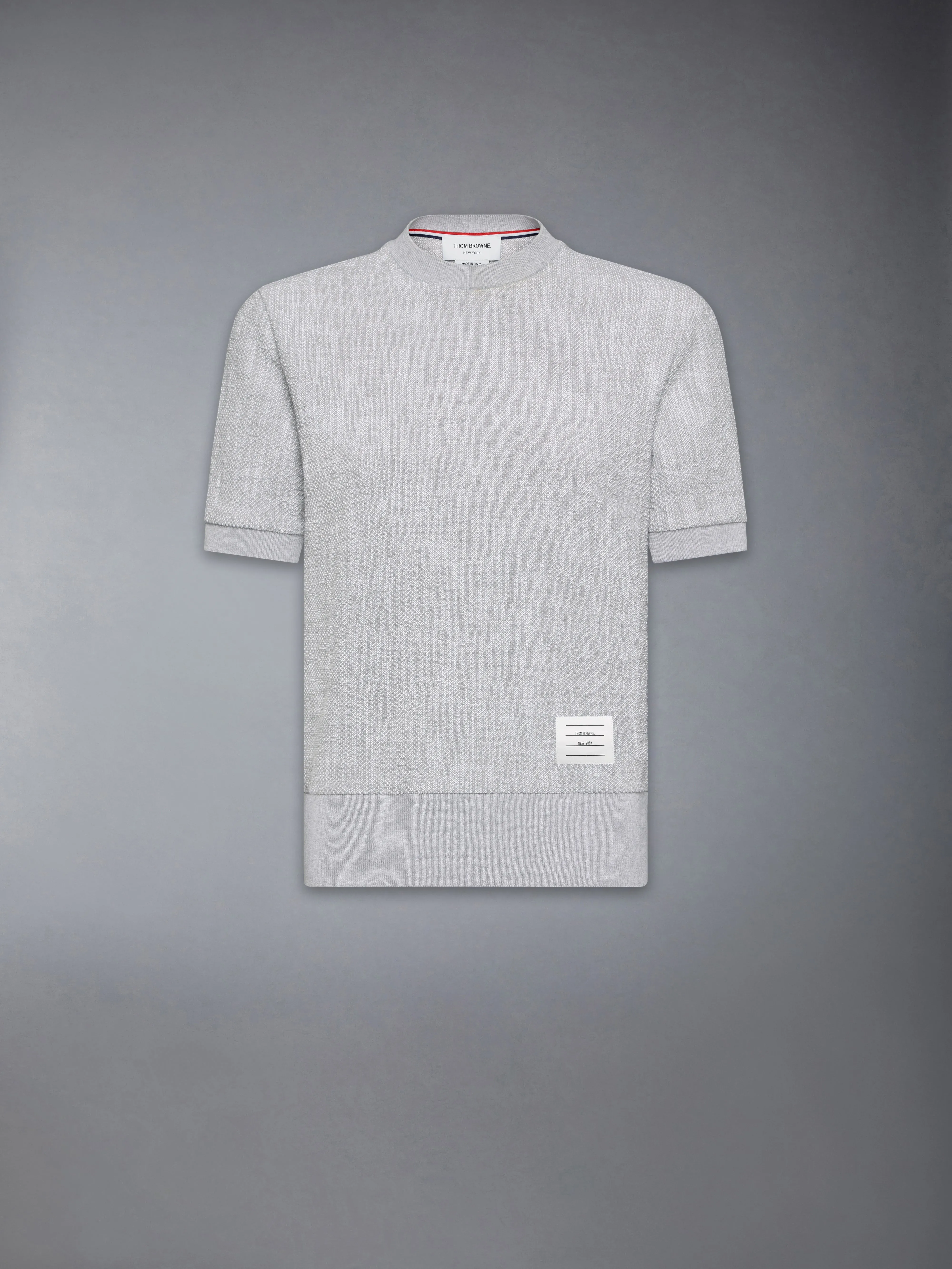 COTTON TWEED TEE sold by Thom Browne product image thumbnail 5