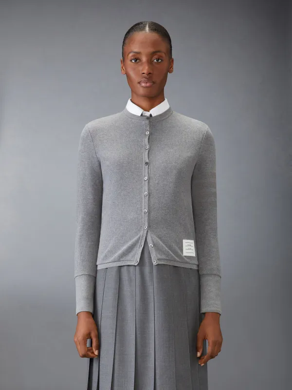 COTTON 4-BAR CARDIGAN sold by Thom Browne