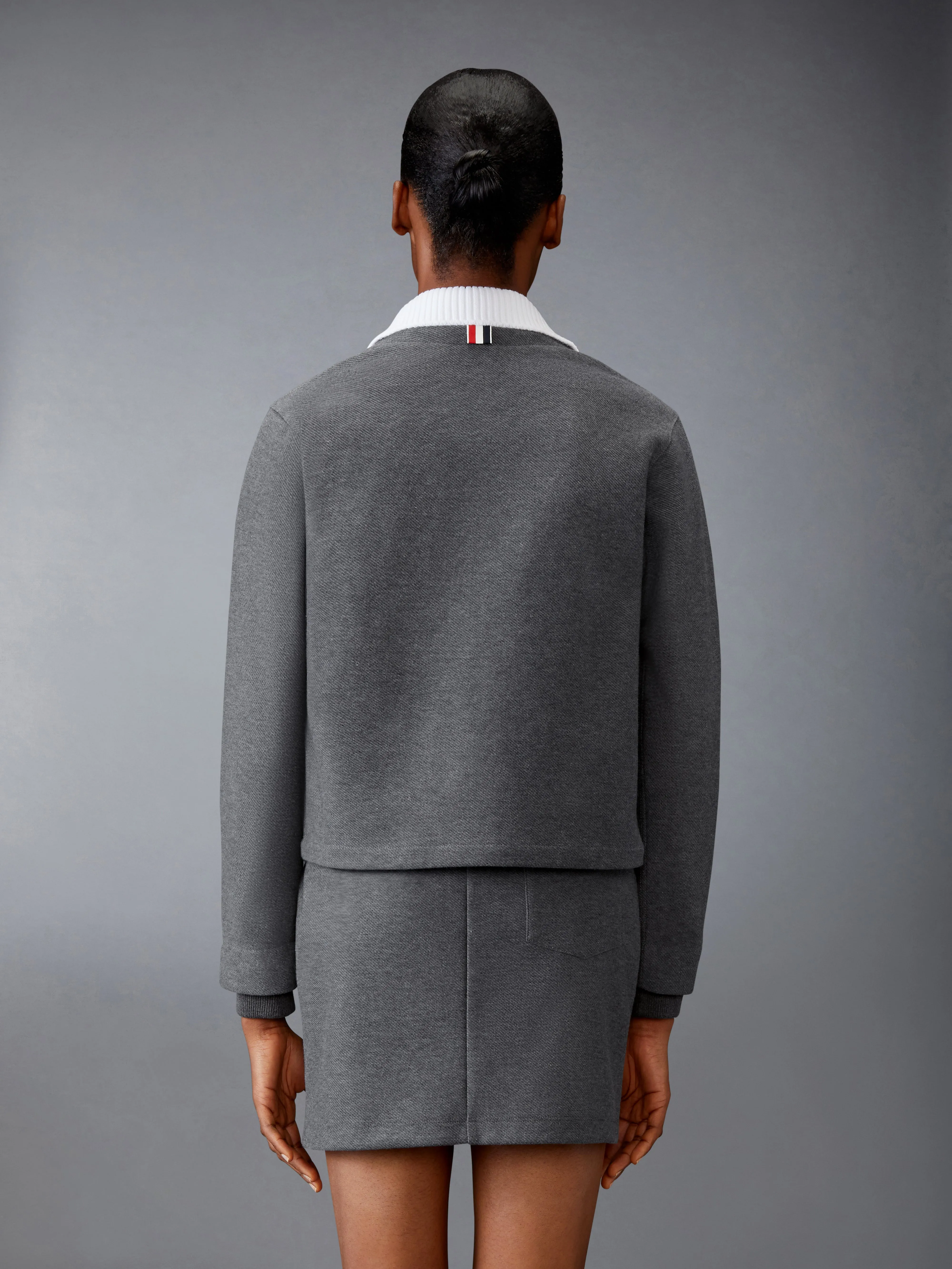 TECH TWILL ZIP UP JACKET sold by Thom Browne product image thumbnail 2