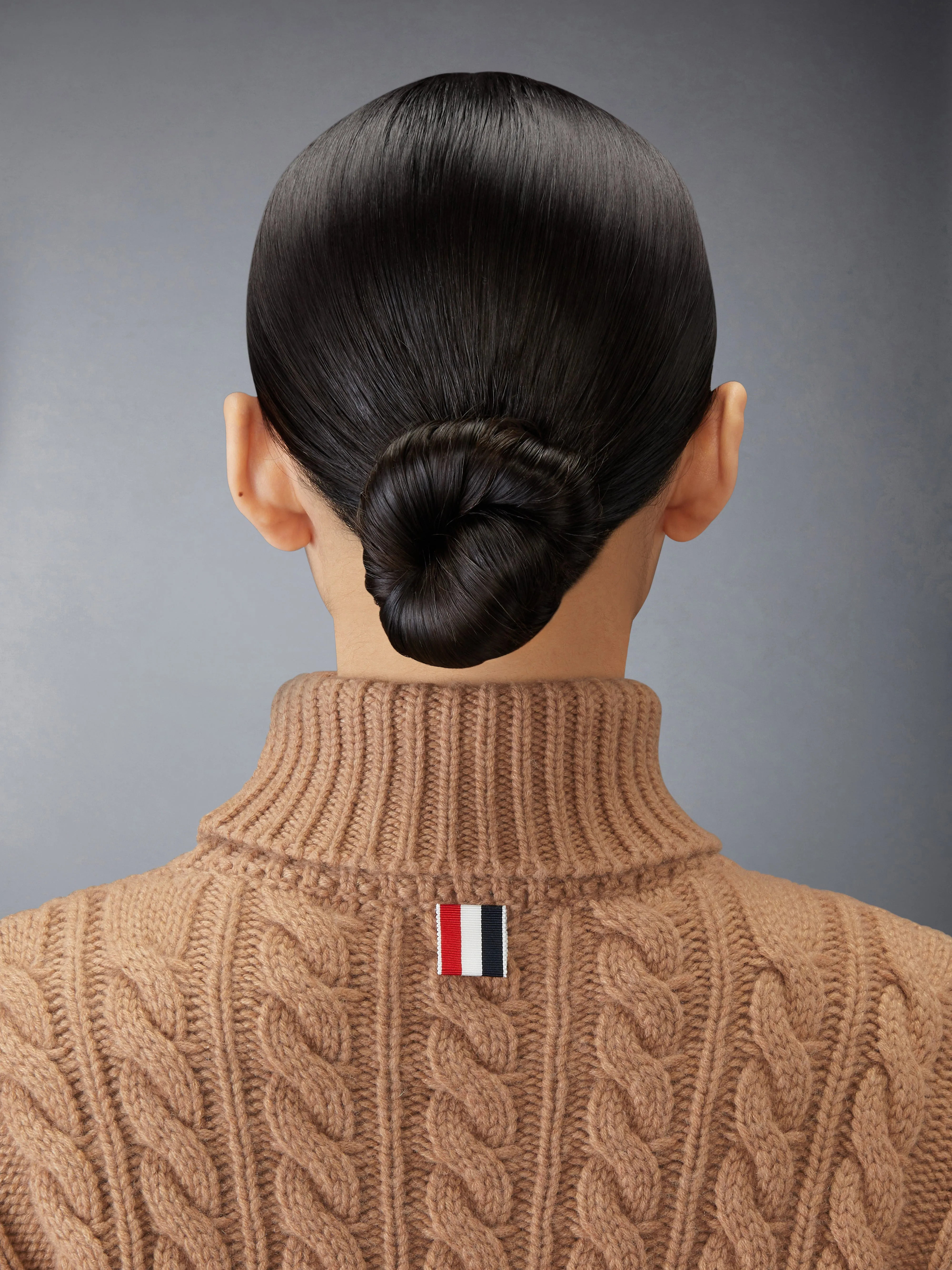 CLASSIC CASHMERE CABLE TURTLE NECK sold by Thom Browne product image thumbnail 5