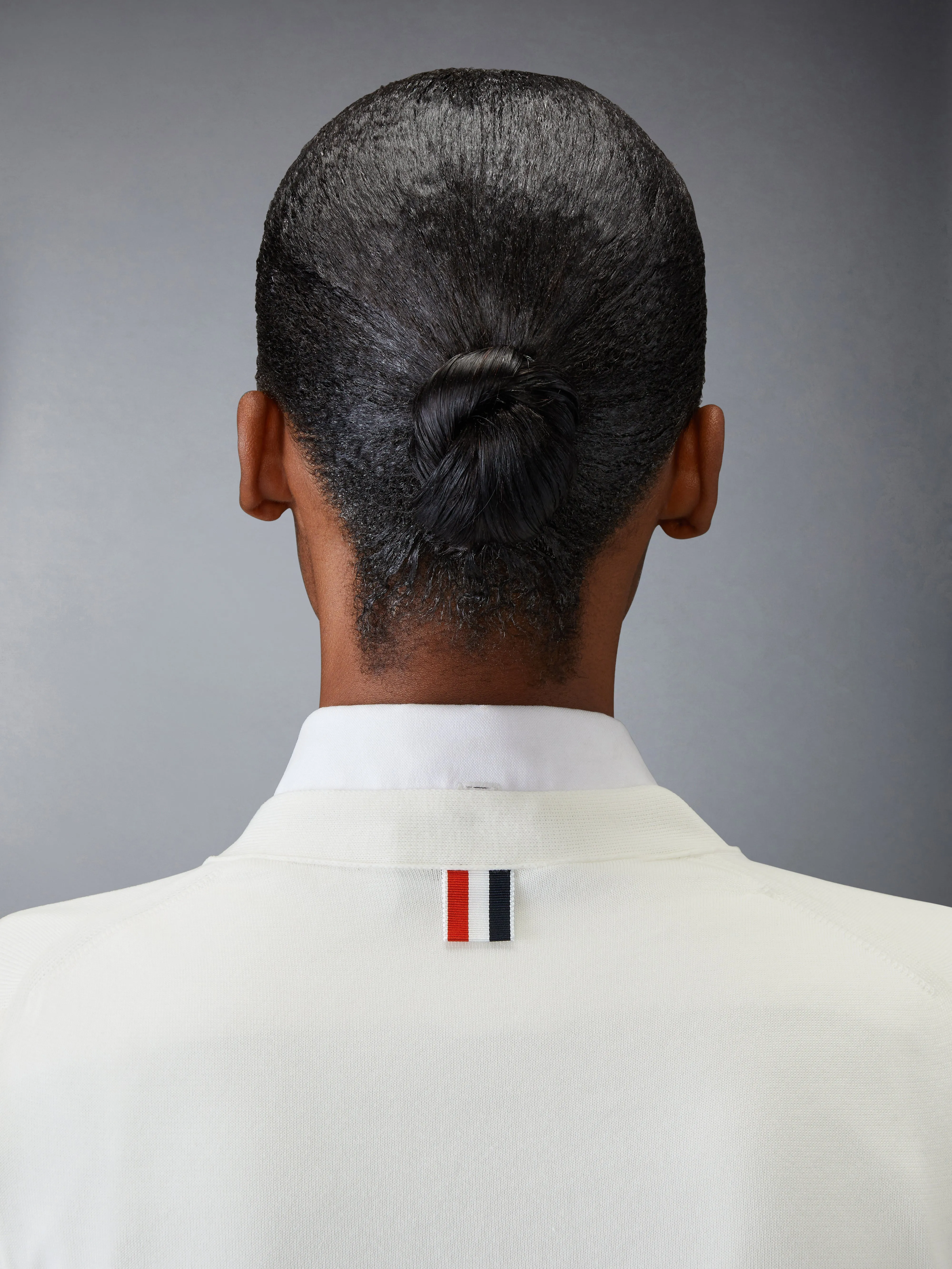 COTTON 4-BAR V NECK CARDIGAN sold by Thom Browne product image thumbnail 5