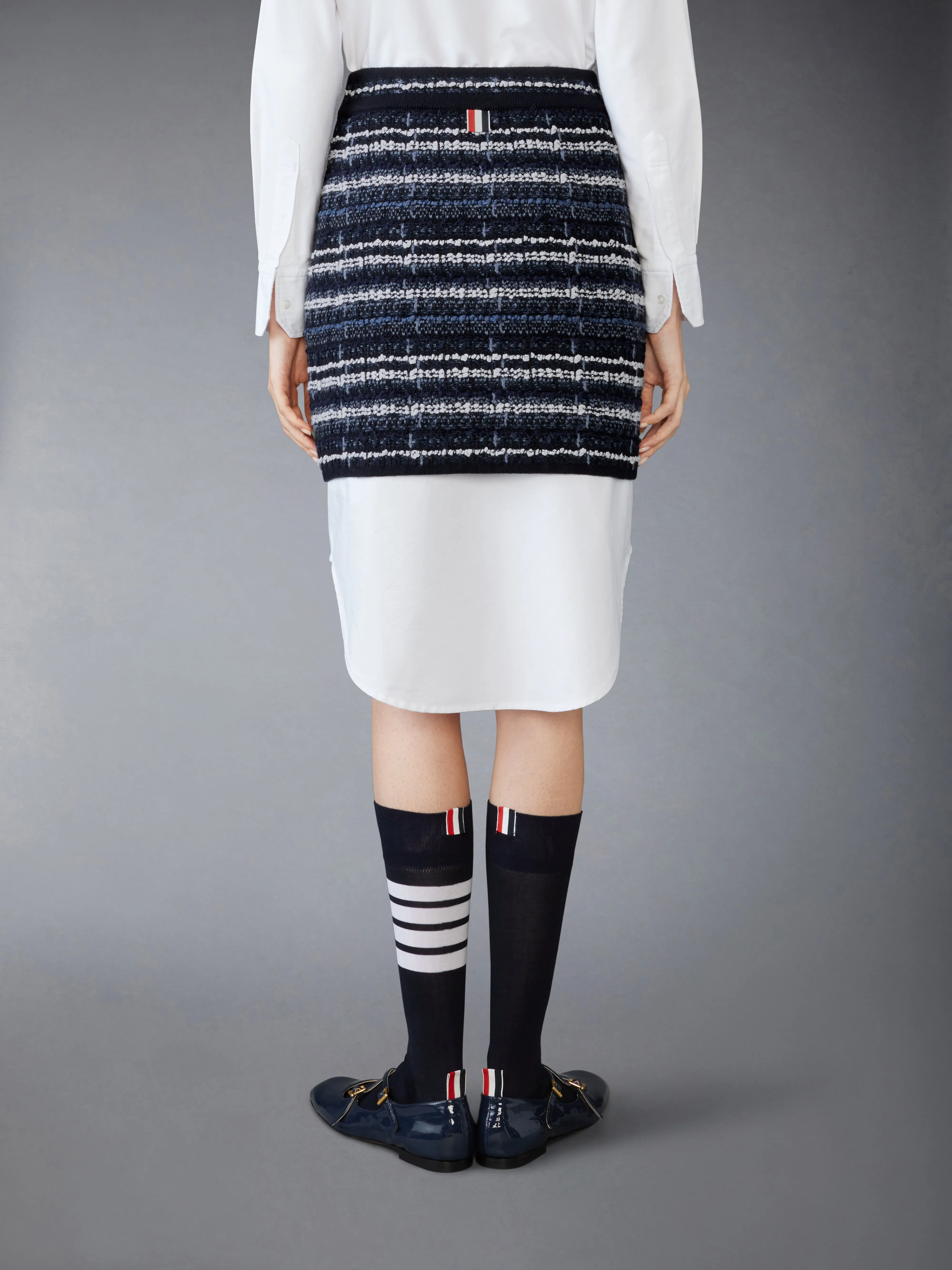 TWEED MINI SKIRT sold by Thom Browne product image thumbnail 3