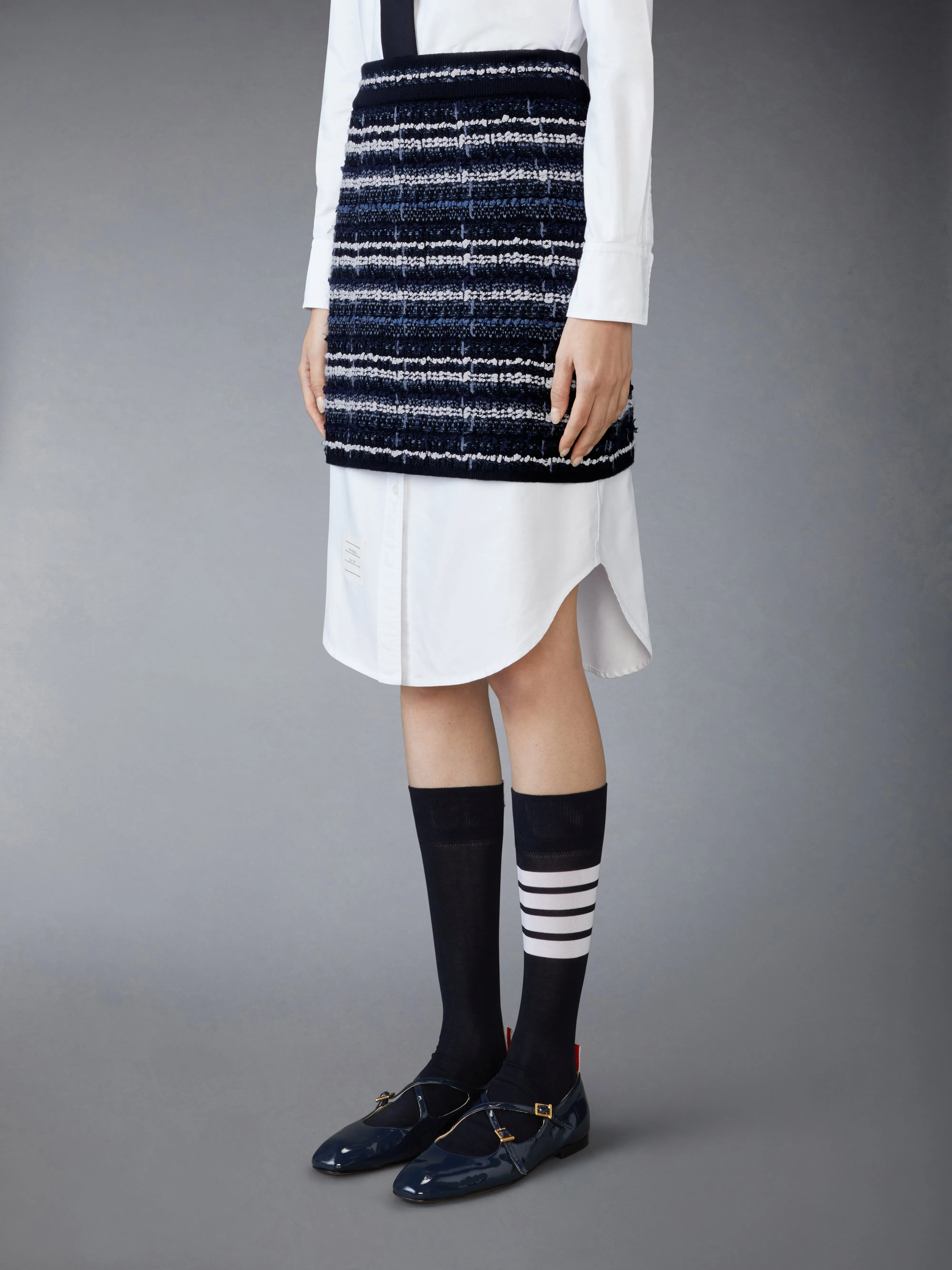 TWEED MINI SKIRT sold by Thom Browne product image thumbnail 2