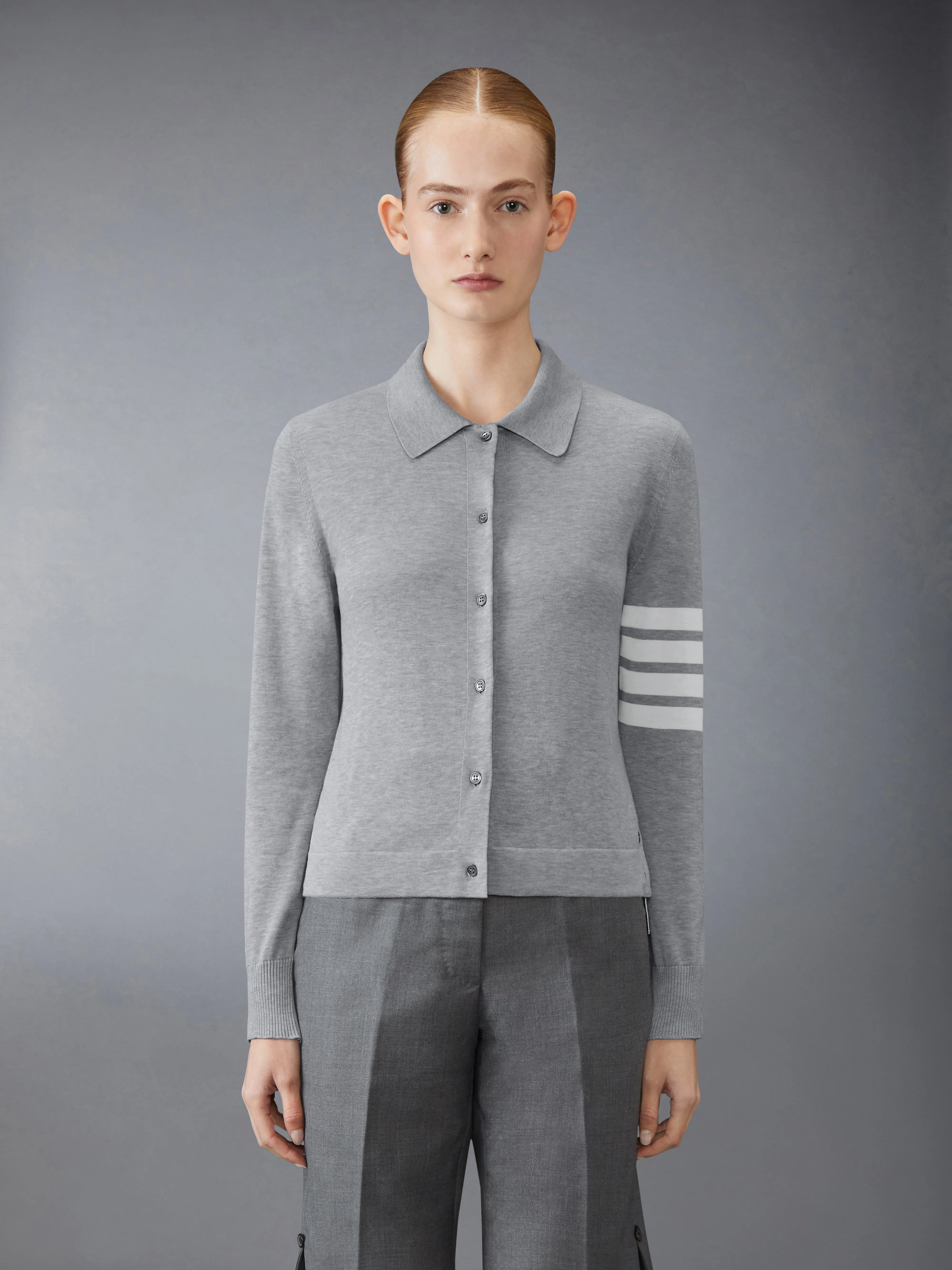 COTTON 4-BAR SHIRT sold by Thom Browne