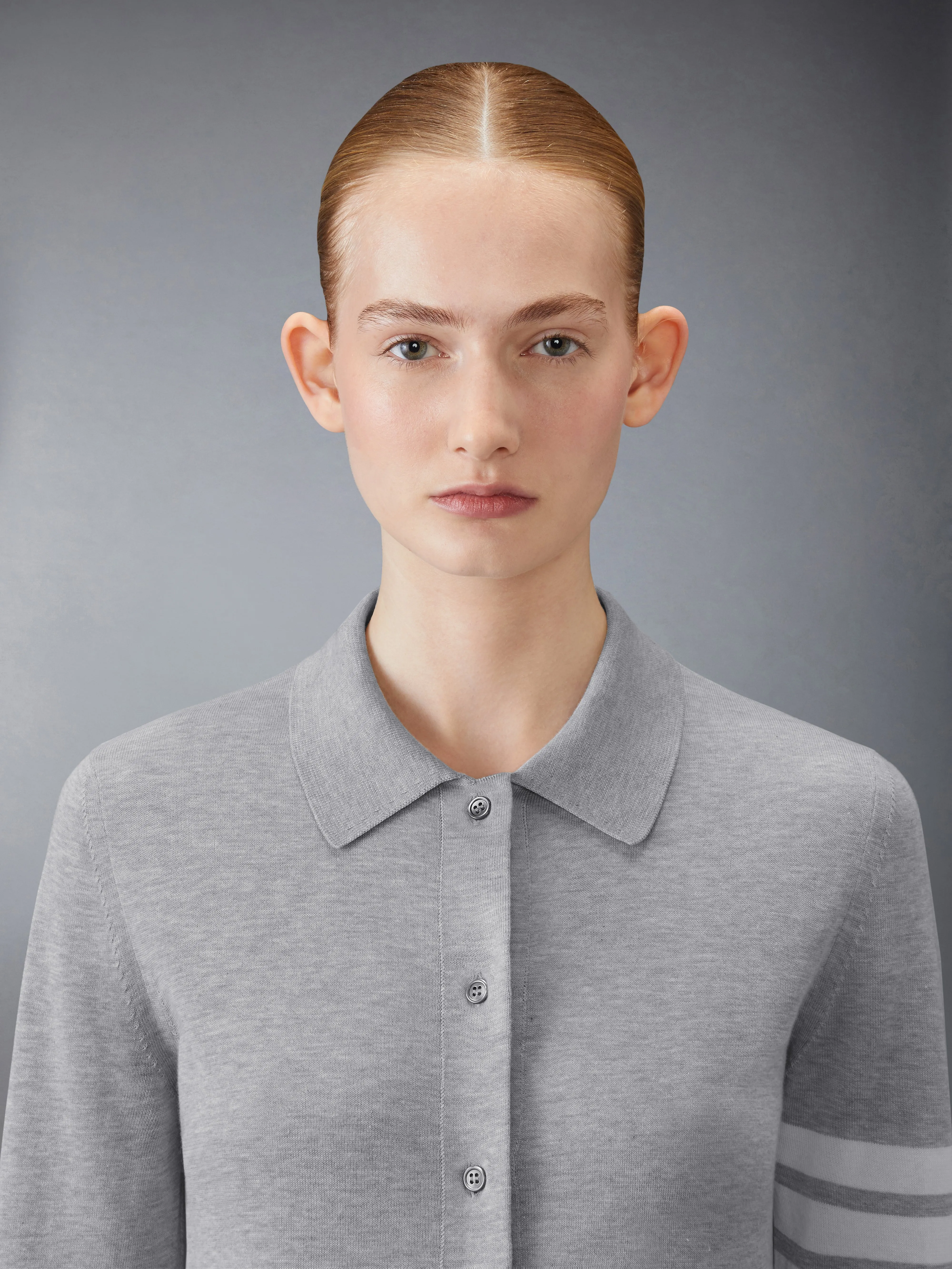COTTON 4-BAR SHIRT sold by Thom Browne product image thumbnail 4