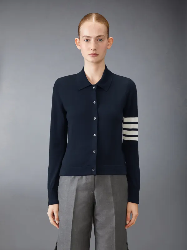 COTTON 4-BAR SHIRT sold by Thom Browne