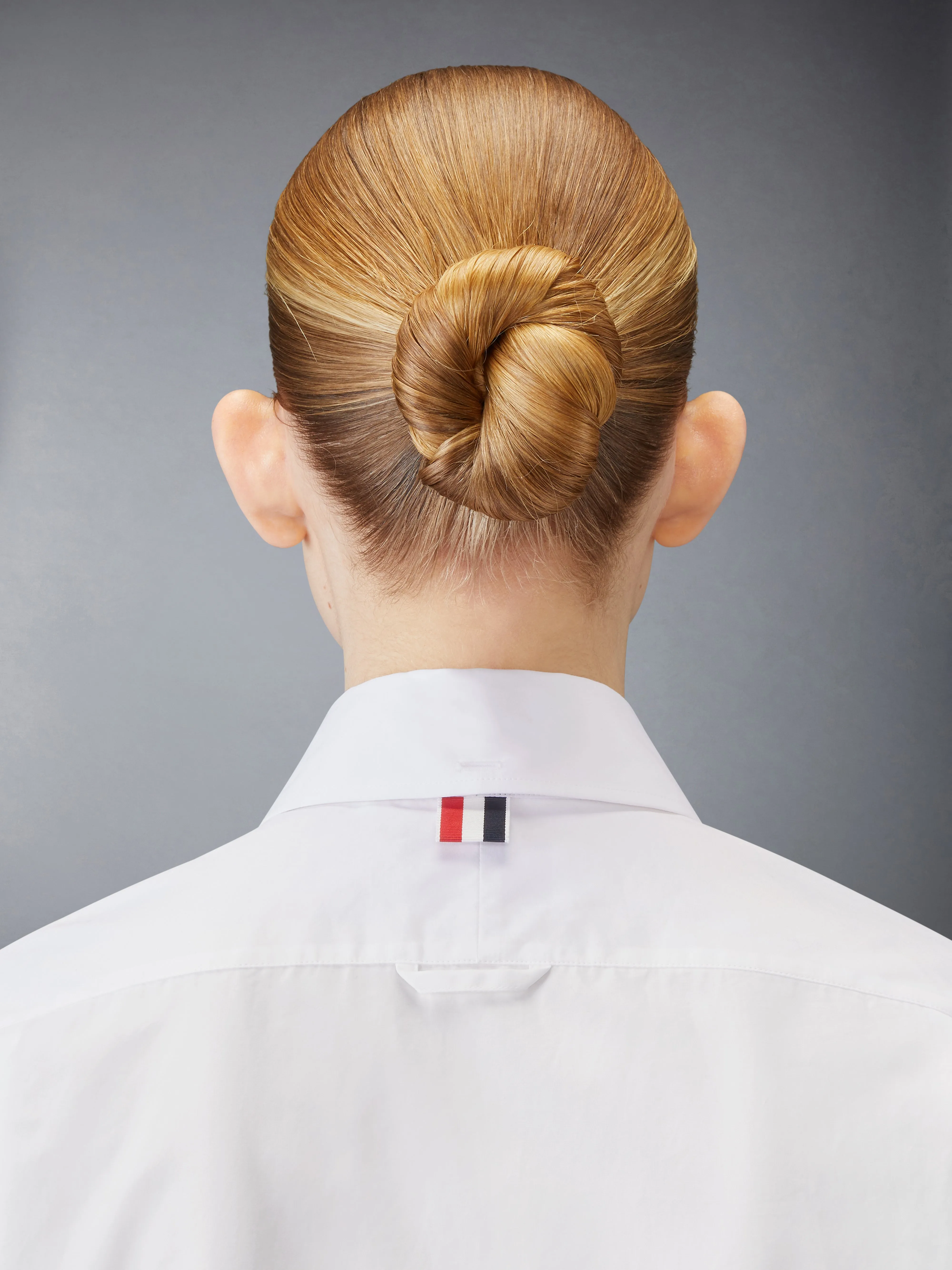 POPLIN PLEATED EASY FIT SHIRT sold by Thom Browne product image thumbnail 4