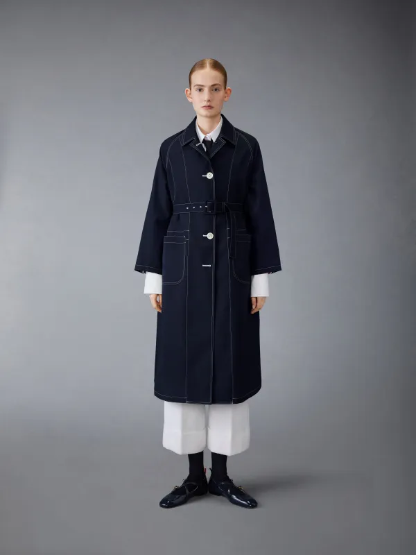 SCHOOL UNIFORM CAR COAT made by Thom Browne