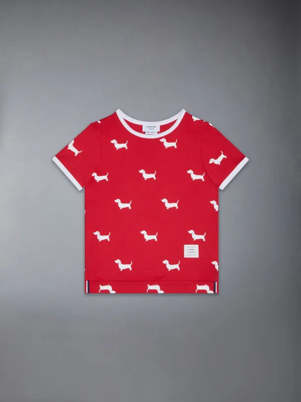 JERSEY HECTOR RINGER TEE sold by Thom Browne