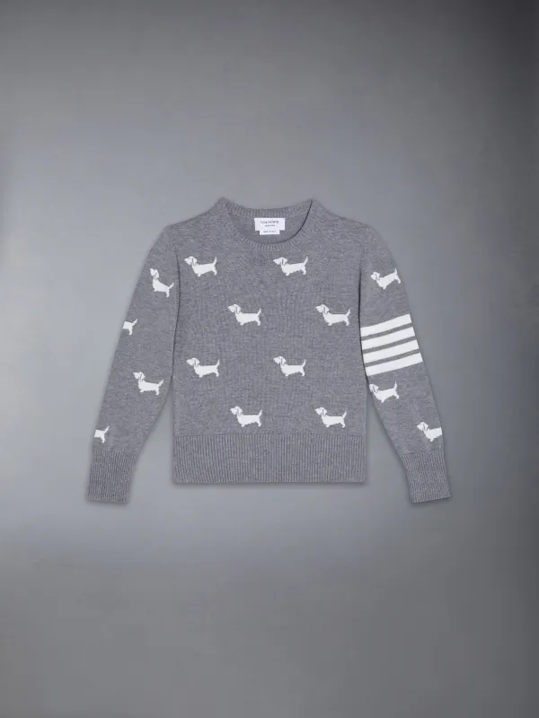 COTTON 4-BAR HECTOR PULLOVER sold by Thom Browne