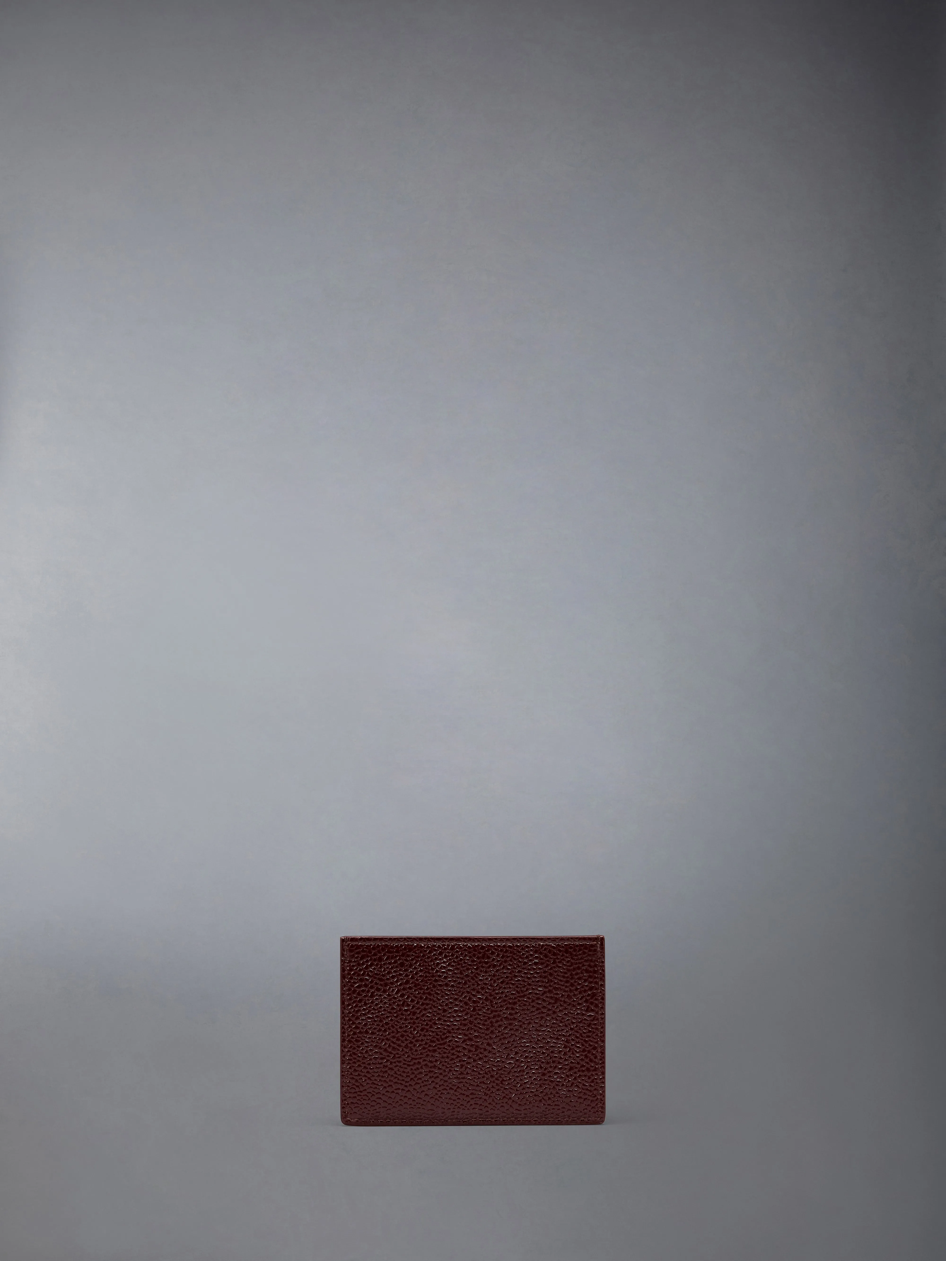 LUCIDO LEATHER SINGLE CARD HOLDER sold by Thom Browne product image thumbnail 2