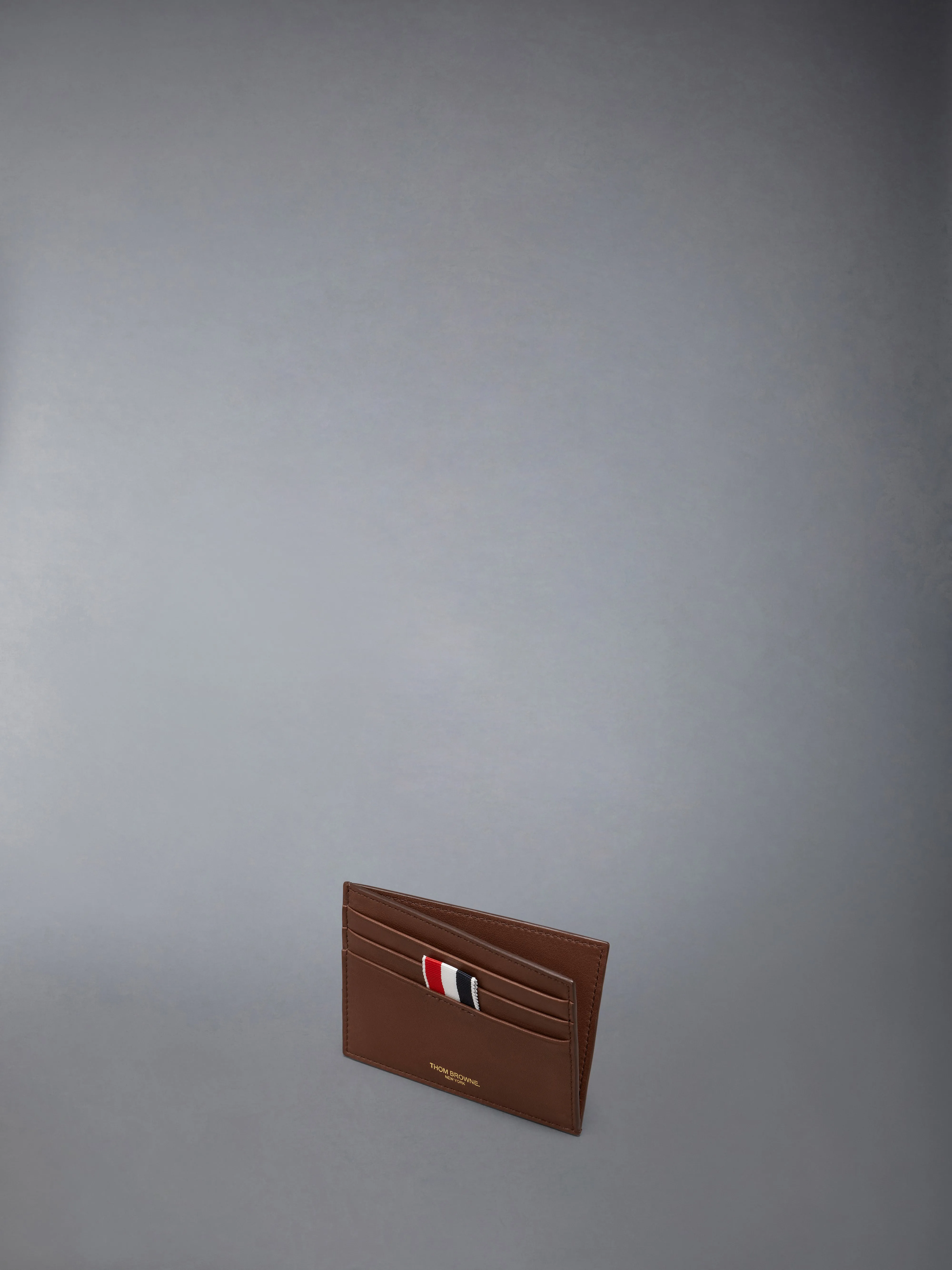 SOFT CALF LEATHER DOUBLE CARD HOLDER sold by Thom Browne product image thumbnail 3