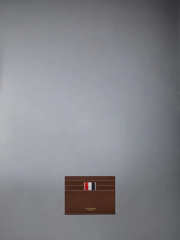SOFT CALF LEATHER DOUBLE CARD HOLDER sold by Thom Browne