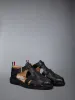 PEBBLE GRAIN LEATHER FISHERMAN SANDAL sold by Thom Browne