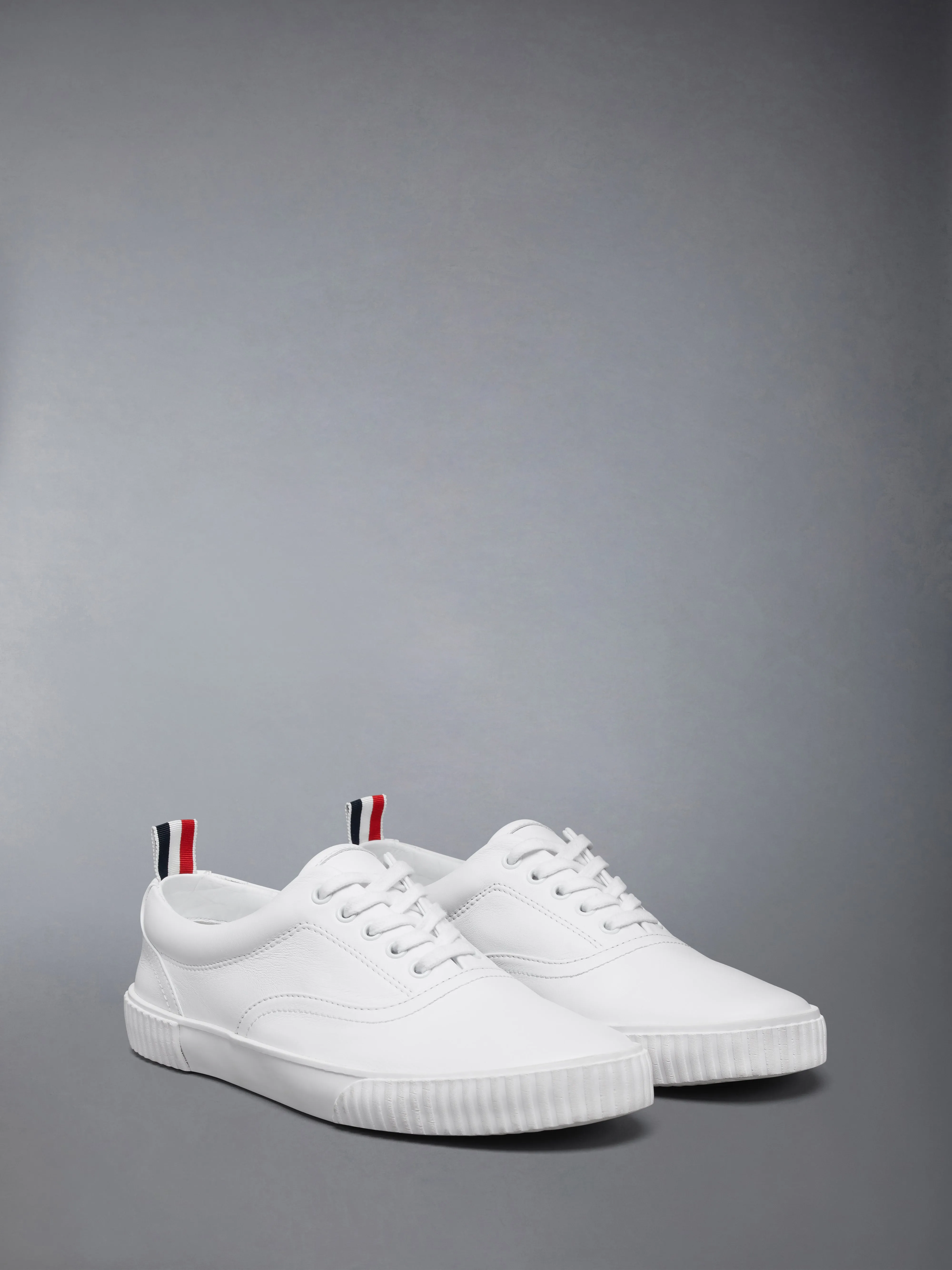 VITELLO CALF LEATHER HERITAGE SNEAKERS sold by Thom Browne product image thumbnail 2