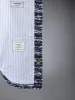 MELANGE TULLE YARN TWEED UTILITY JACKET sold by Thom Browne