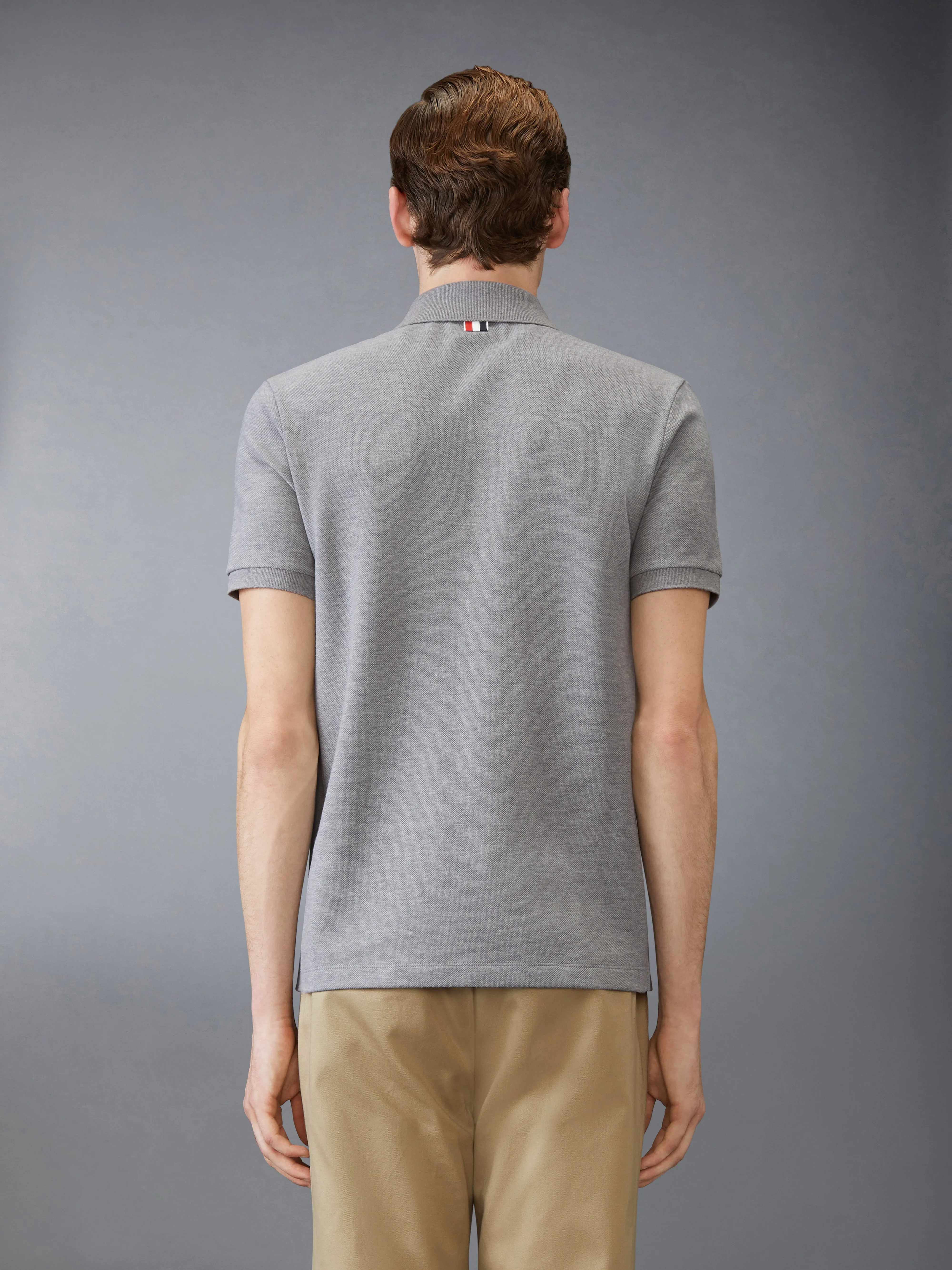CLASSIC PIQUE 4-BAR SHORT SLEEVE POLO sold by Thom Browne product image thumbnail 2