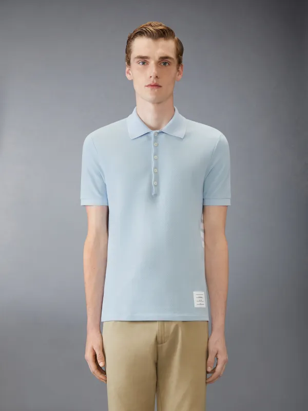 CLASSIC PIQUE 4-BAR SHORT SLEEVE POLO sold by Thom Browne
