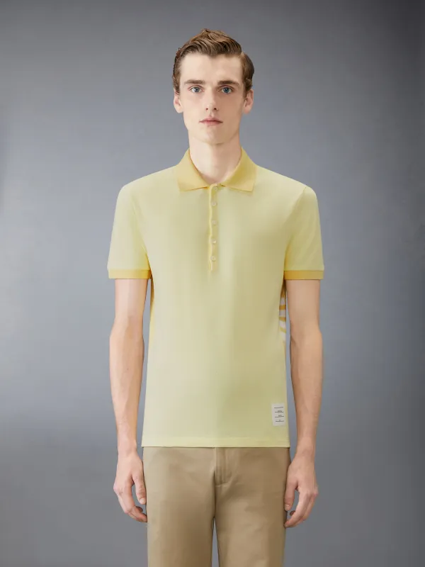 CLASSIC PIQUE 4-BAR SHORT SLEEVE POLO sold by Thom Browne