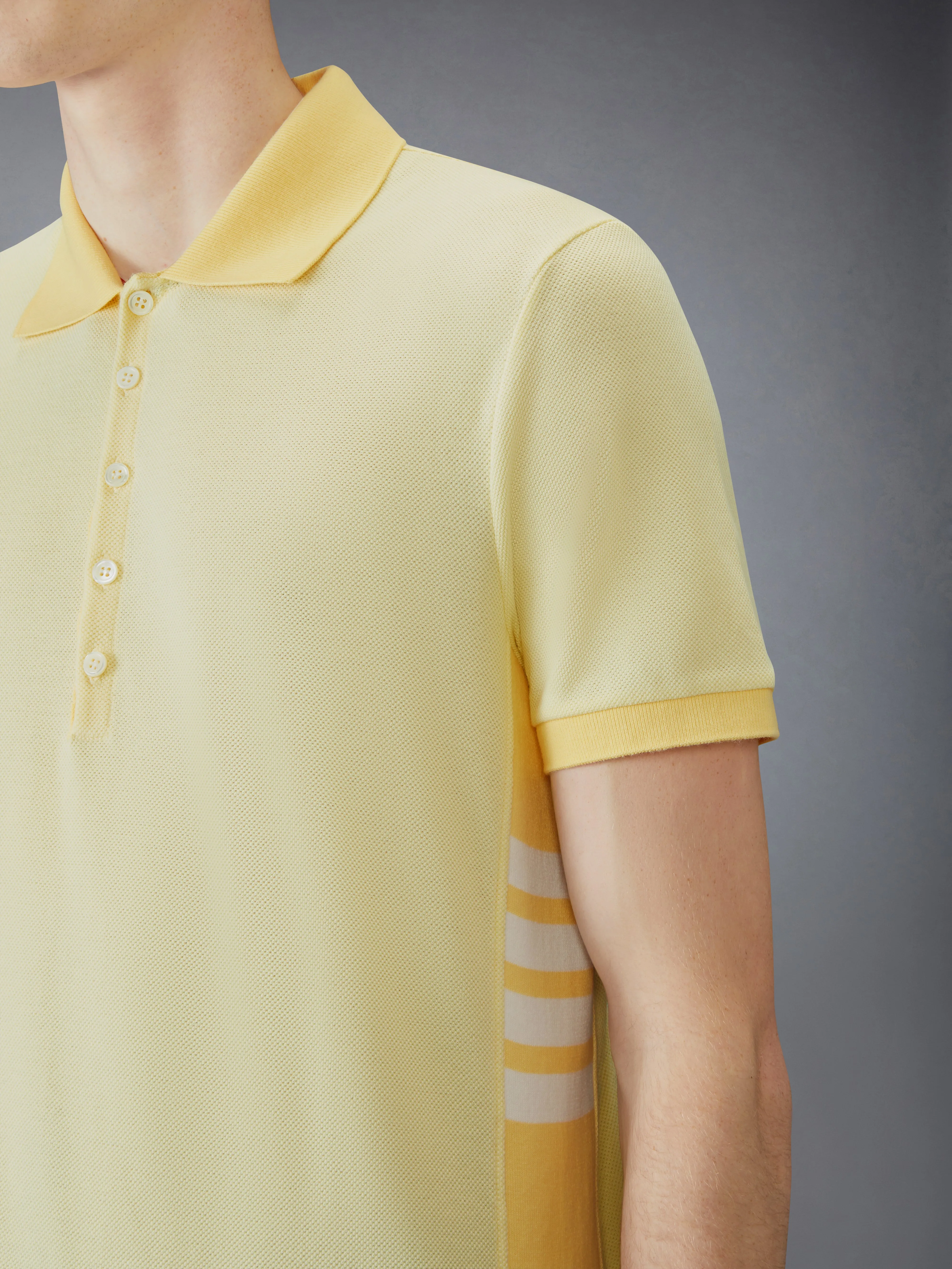 CLASSIC PIQUE 4-BAR SHORT SLEEVE POLO sold by Thom Browne product image thumbnail 5