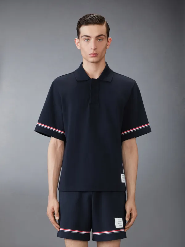 COTTON RUGBY POLO sold by Thom Browne