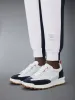 COTTON COLOR BLOCK SWEATPANTS sold by Thom Browne