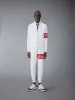 COTTON COLOR BLOCK SWEATPANTS sold by Thom Browne