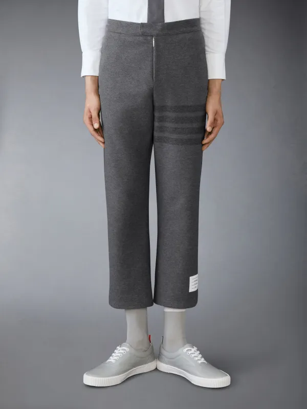DOUBLE FACE TECH TWILL 4-BAR TROUSERS made by Thom Browne