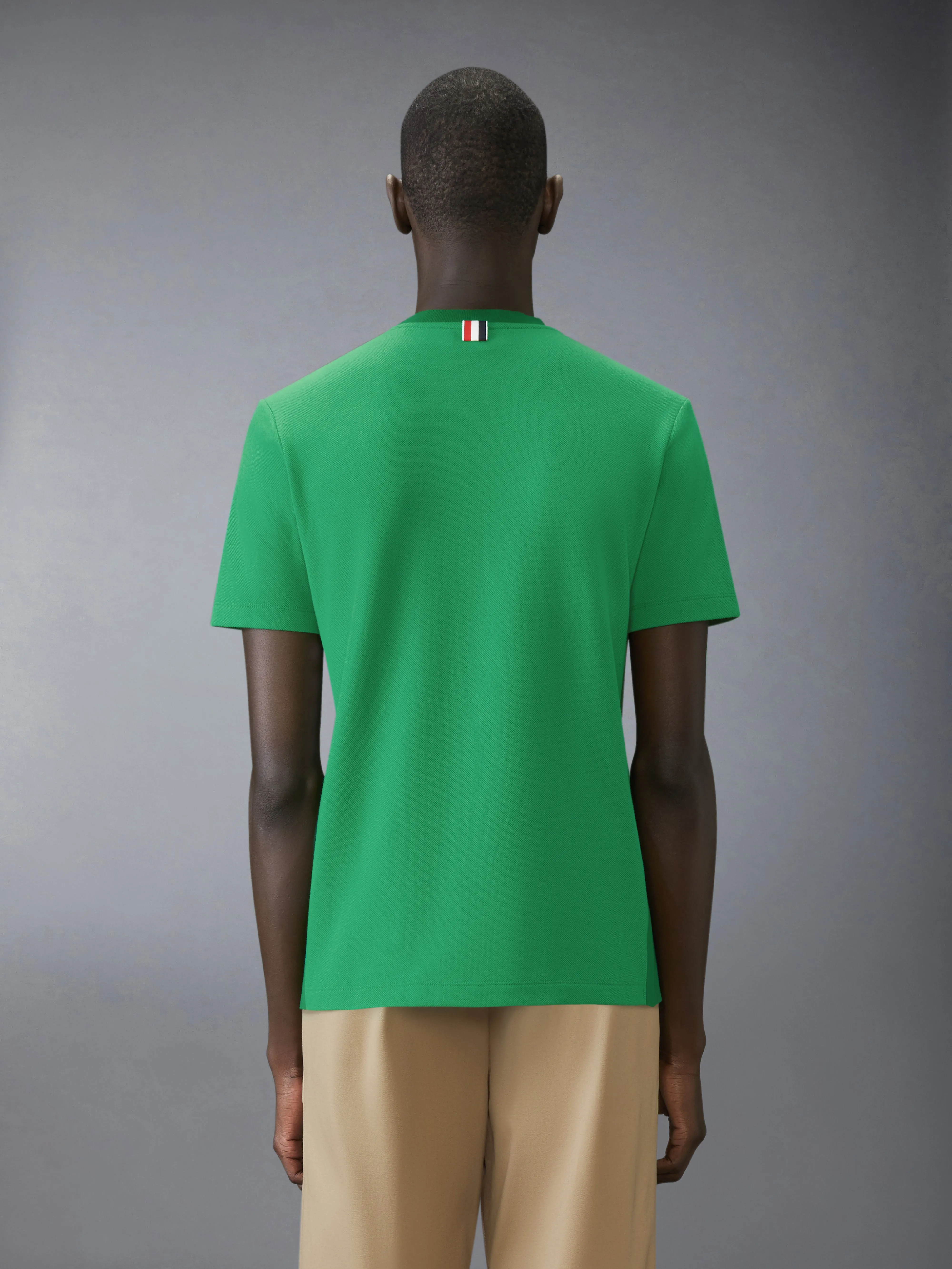CLASSIC PIQUE 4-BAR TEE sold by Thom Browne product image thumbnail 2