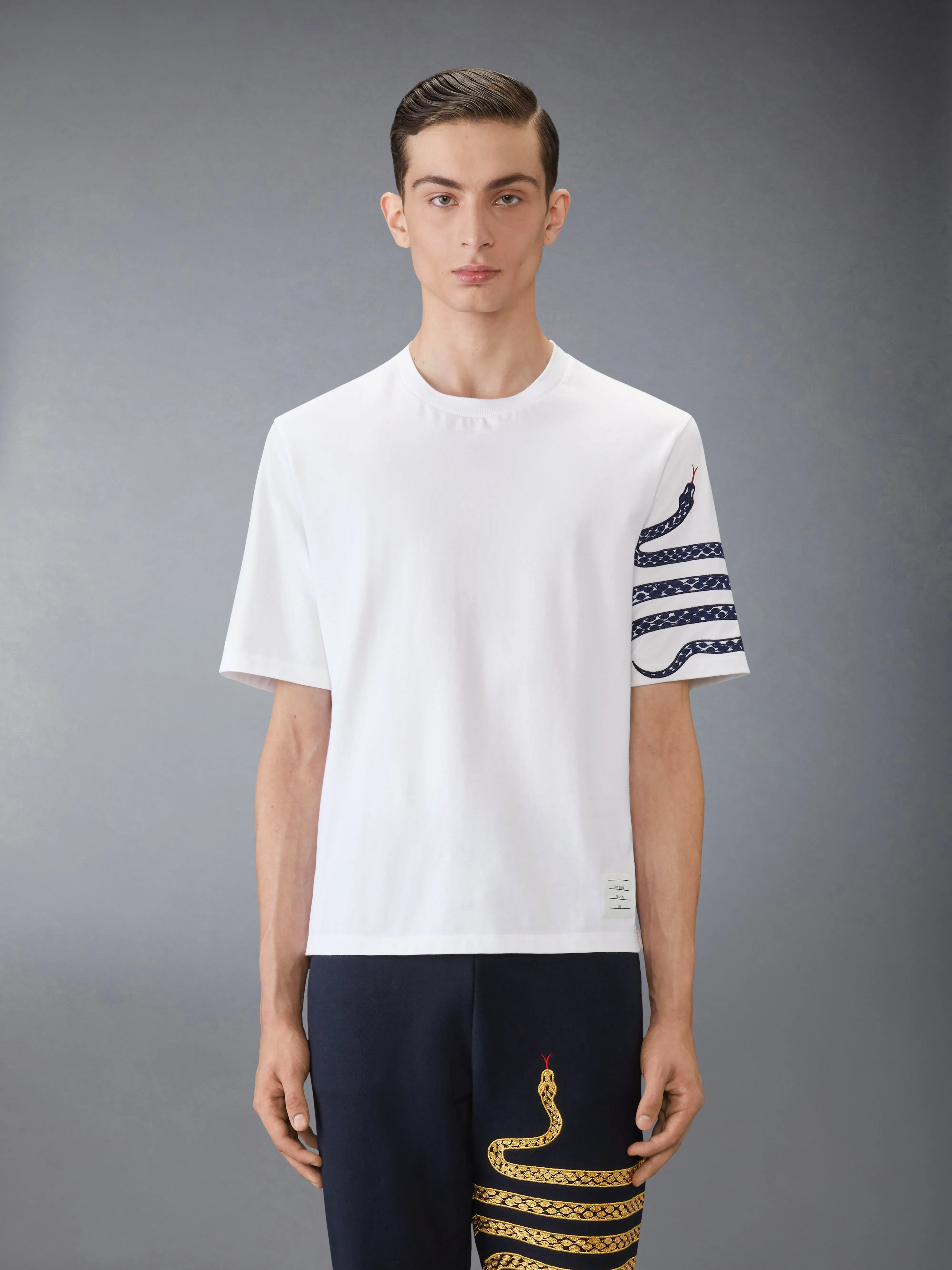 LUNAR NEW YEAR 4-BAR TEE sold by Thom Browne