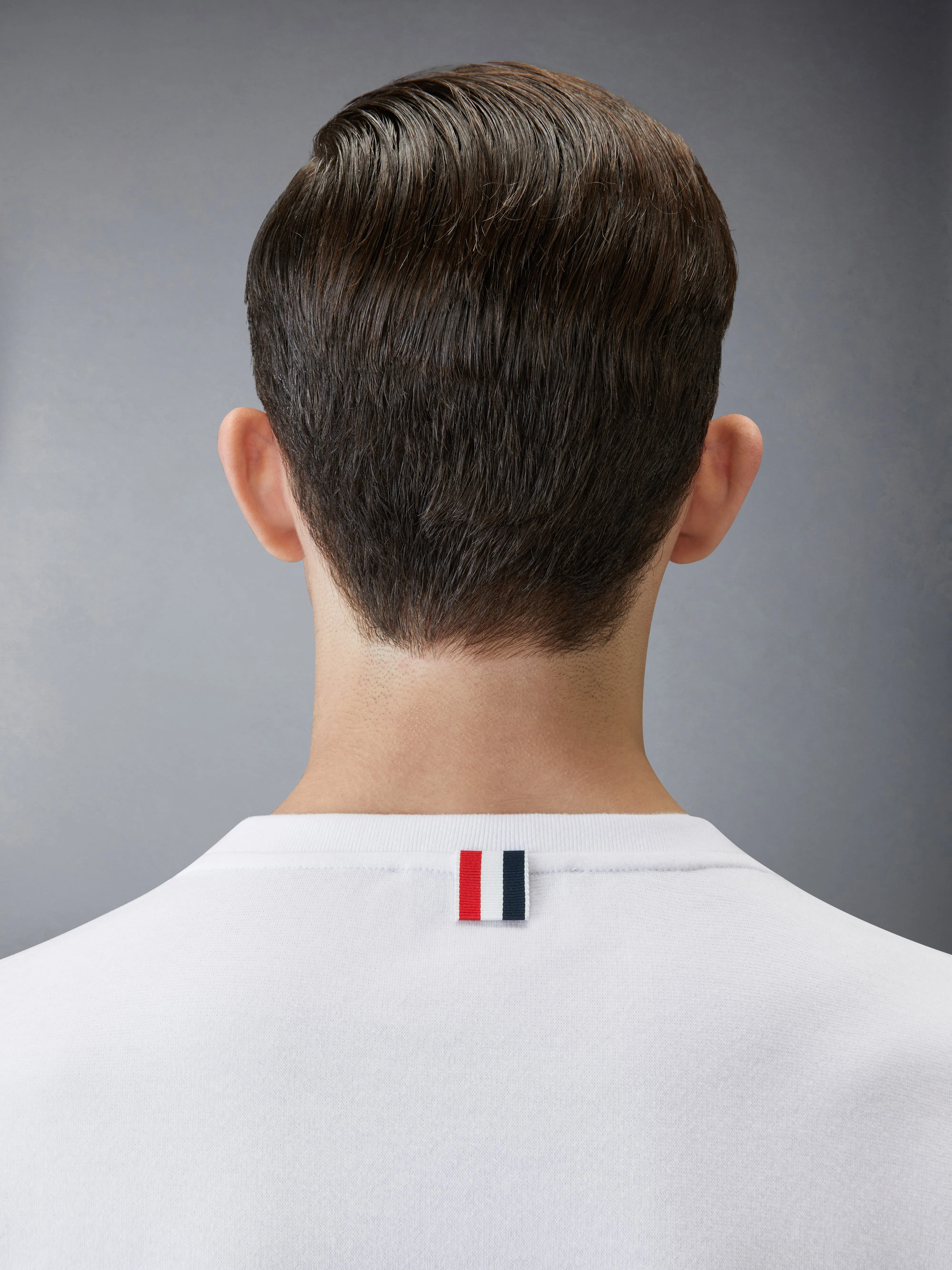 COTTON RUGBY LONG SLEEVE TEE sold by Thom Browne product image thumbnail 5