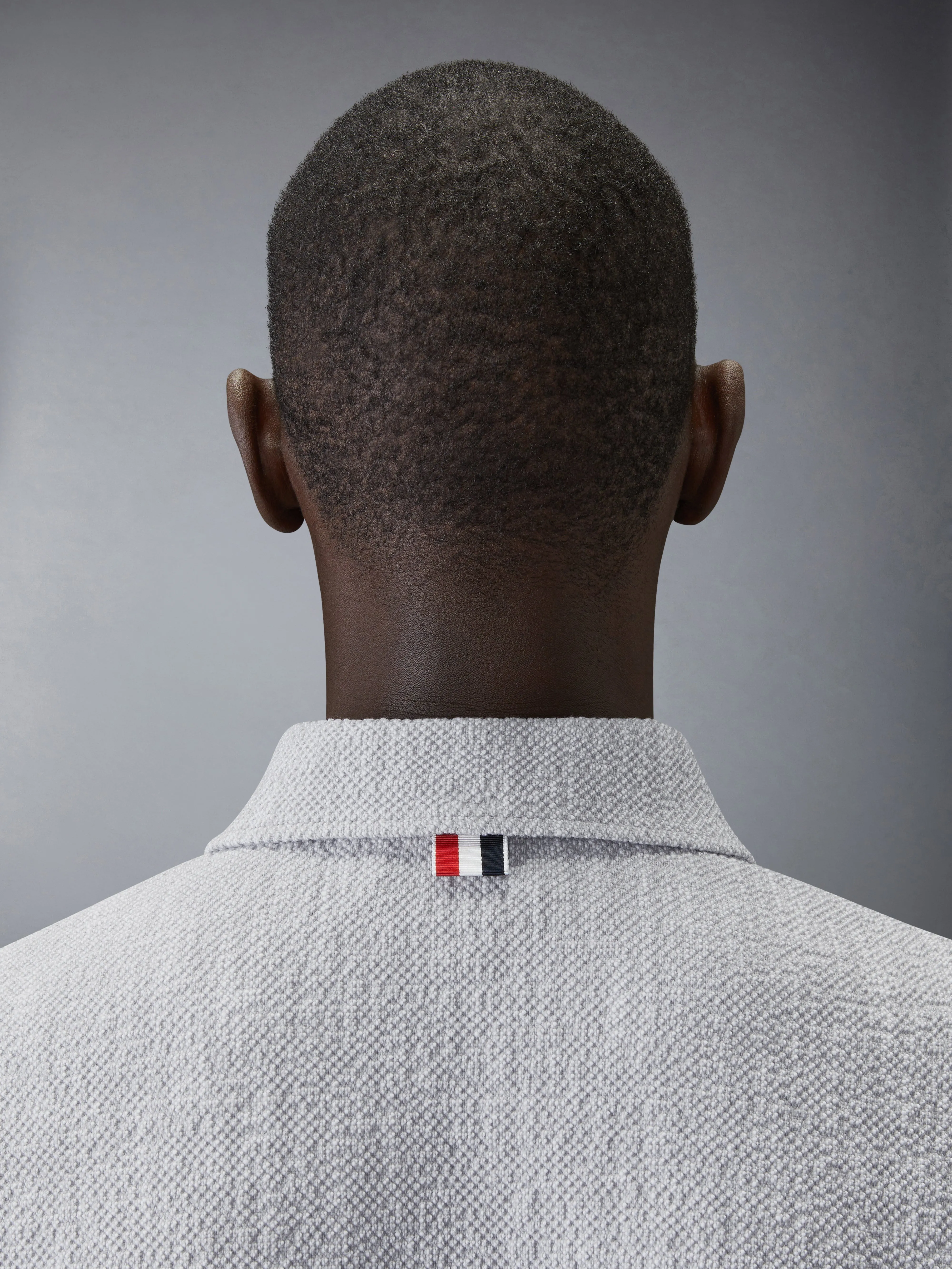 COTTON TWEED SHORT SLEEVE SHIRT sold by Thom Browne product image thumbnail 5