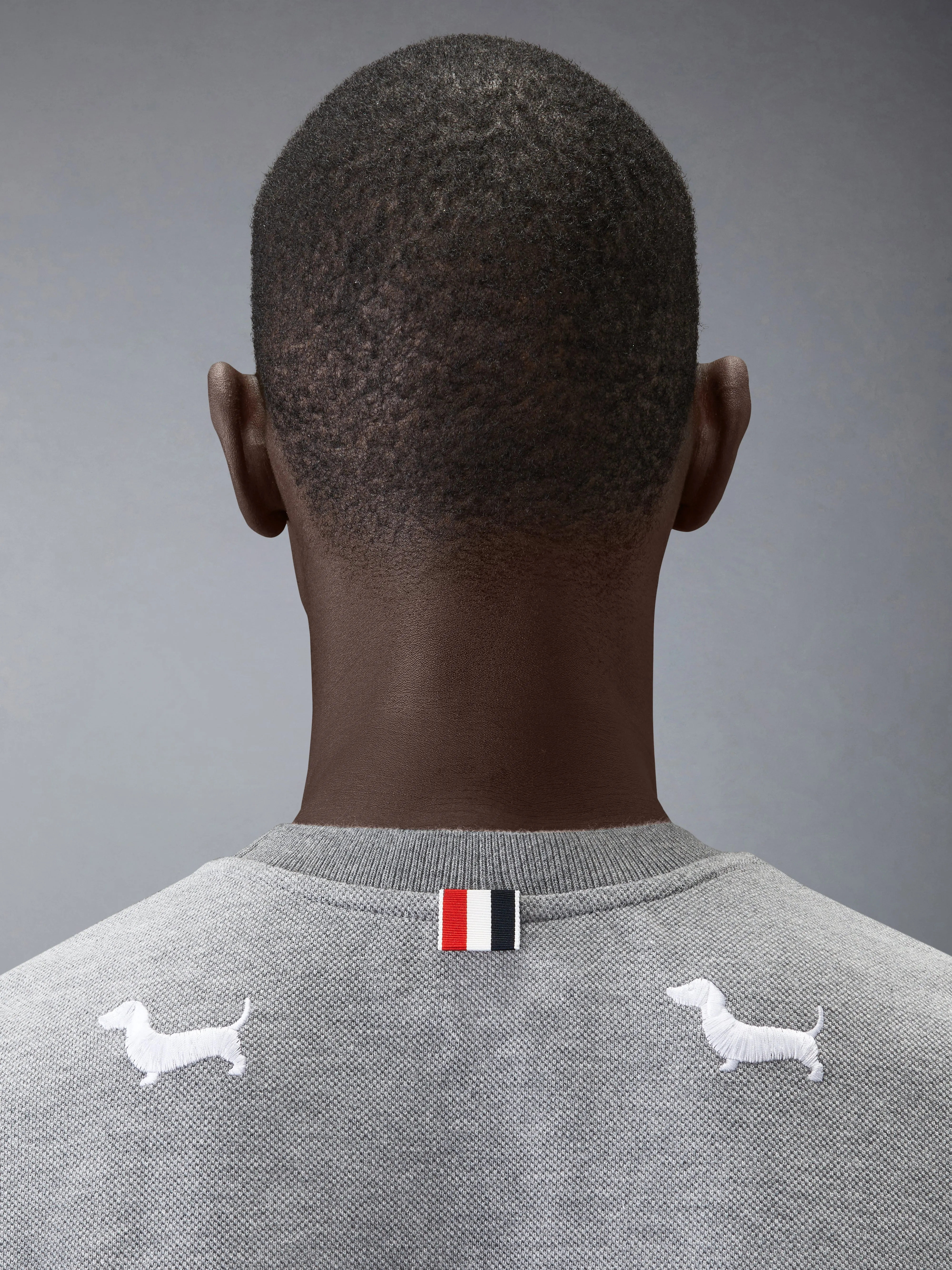 CLASSIC PIQUE HECTOR SHORT SLEEVE TEE sold by Thom Browne product image thumbnail 5