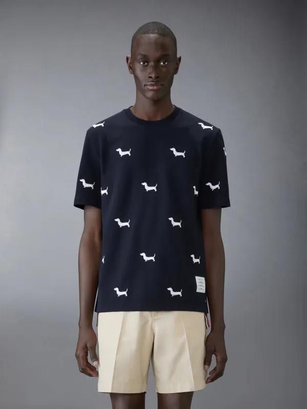 CLASSIC PIQUE HECTOR SHORT SLEEVE TEE sold by Thom Browne