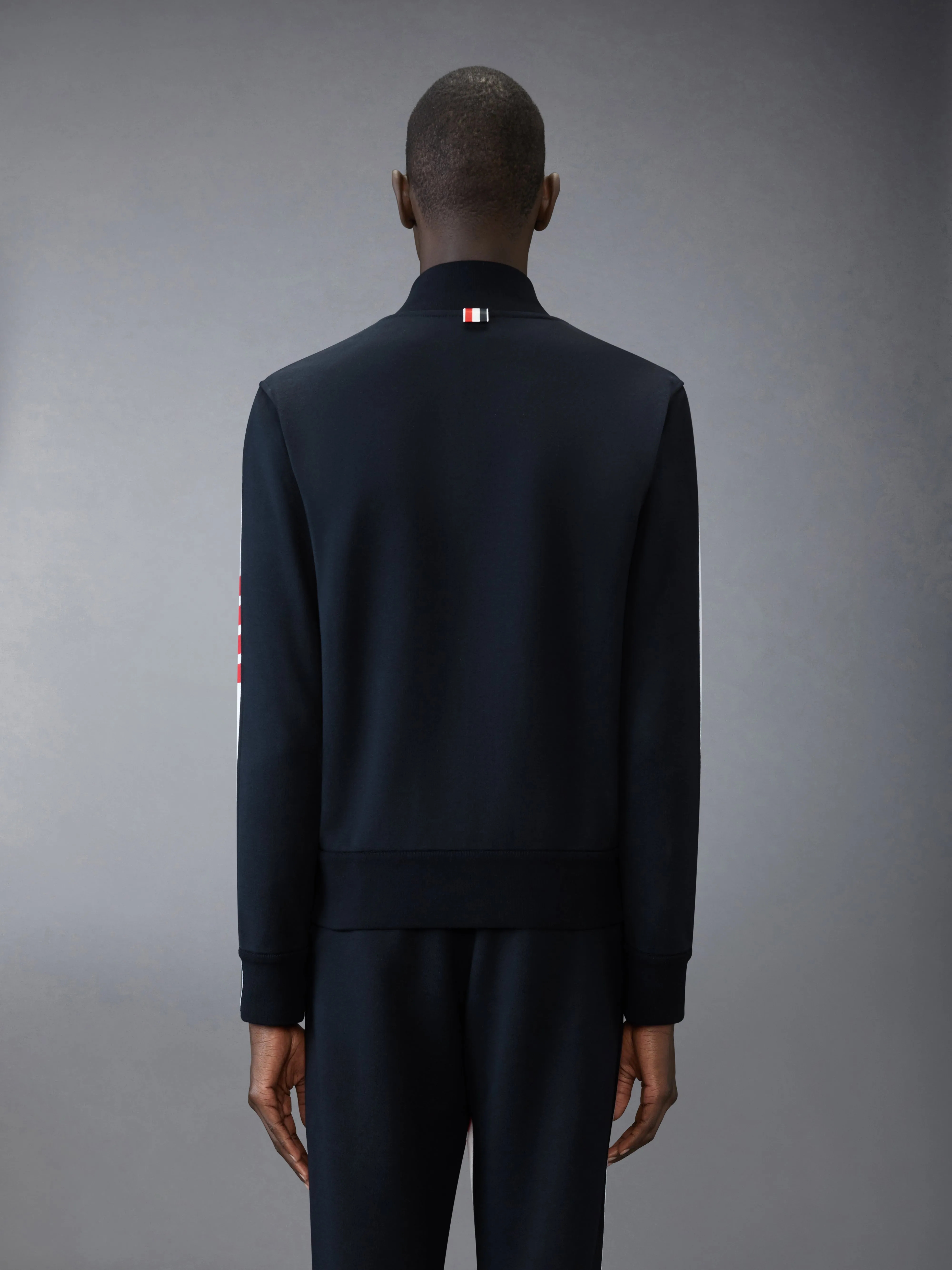 COTTON COLOR BLOCK BOMBER JACKET sold by Thom Browne product image thumbnail 2