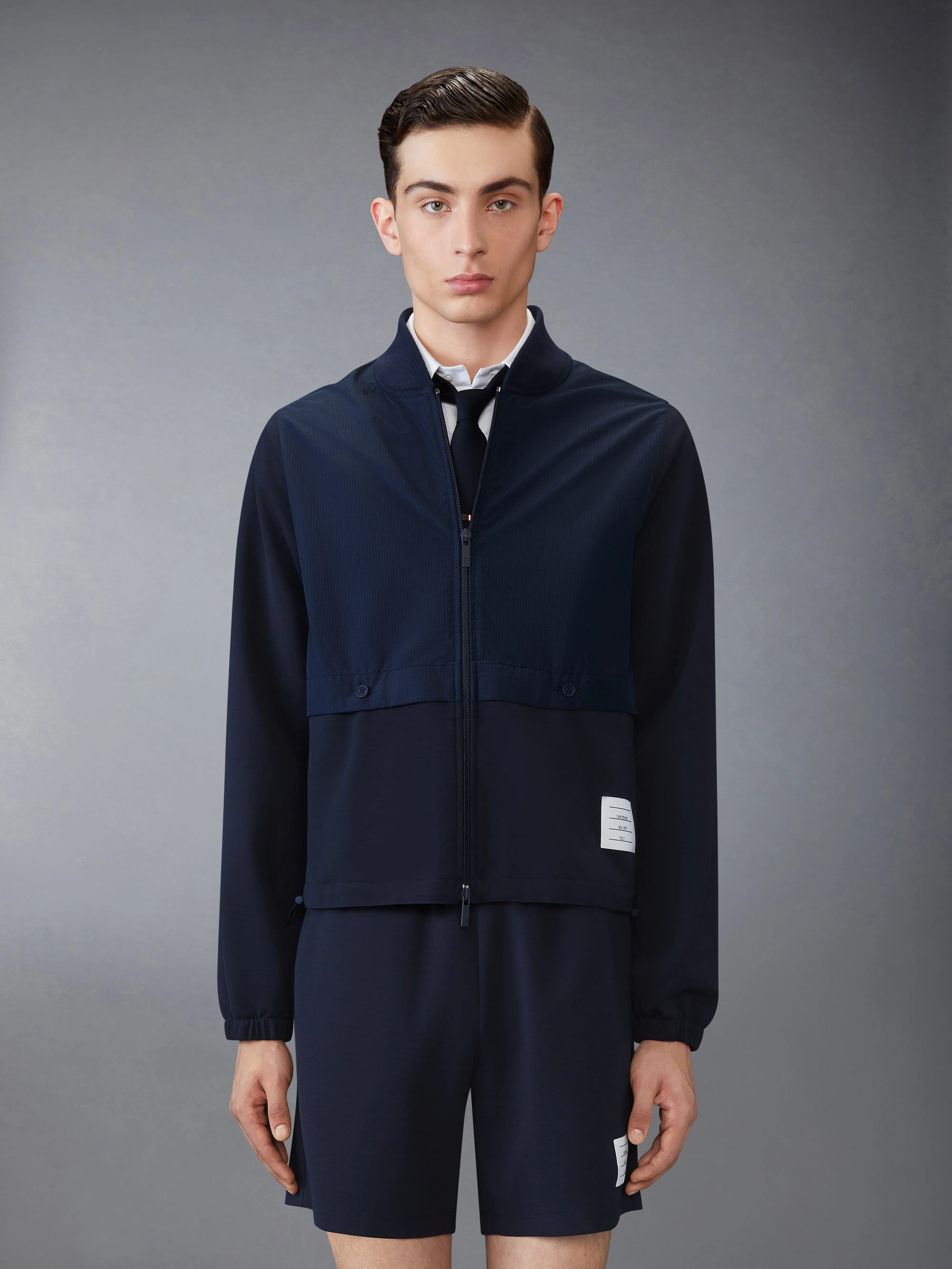 RIPSTOP WOOL TECH MILANO BOMBER sold by Thom Browne