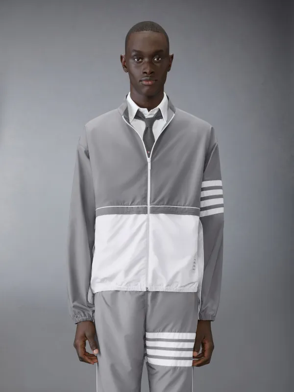 RIPSTOP 4-BAR COLOR BLOCK WINDBREAKER made by Thom Browne