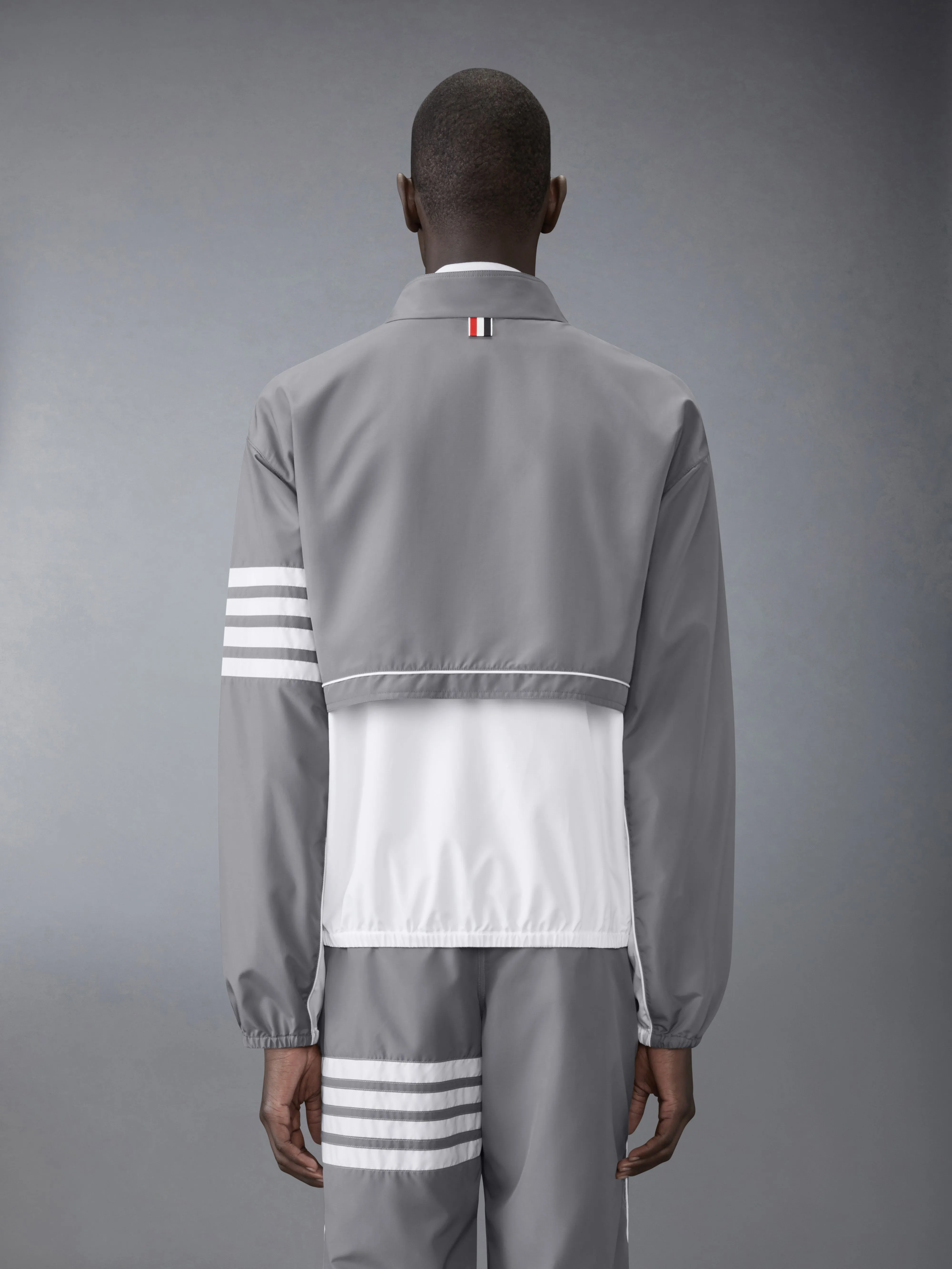 RIPSTOP 4-BAR COLOR BLOCK WINDBREAKER sold by Thom Browne product image thumbnail 2